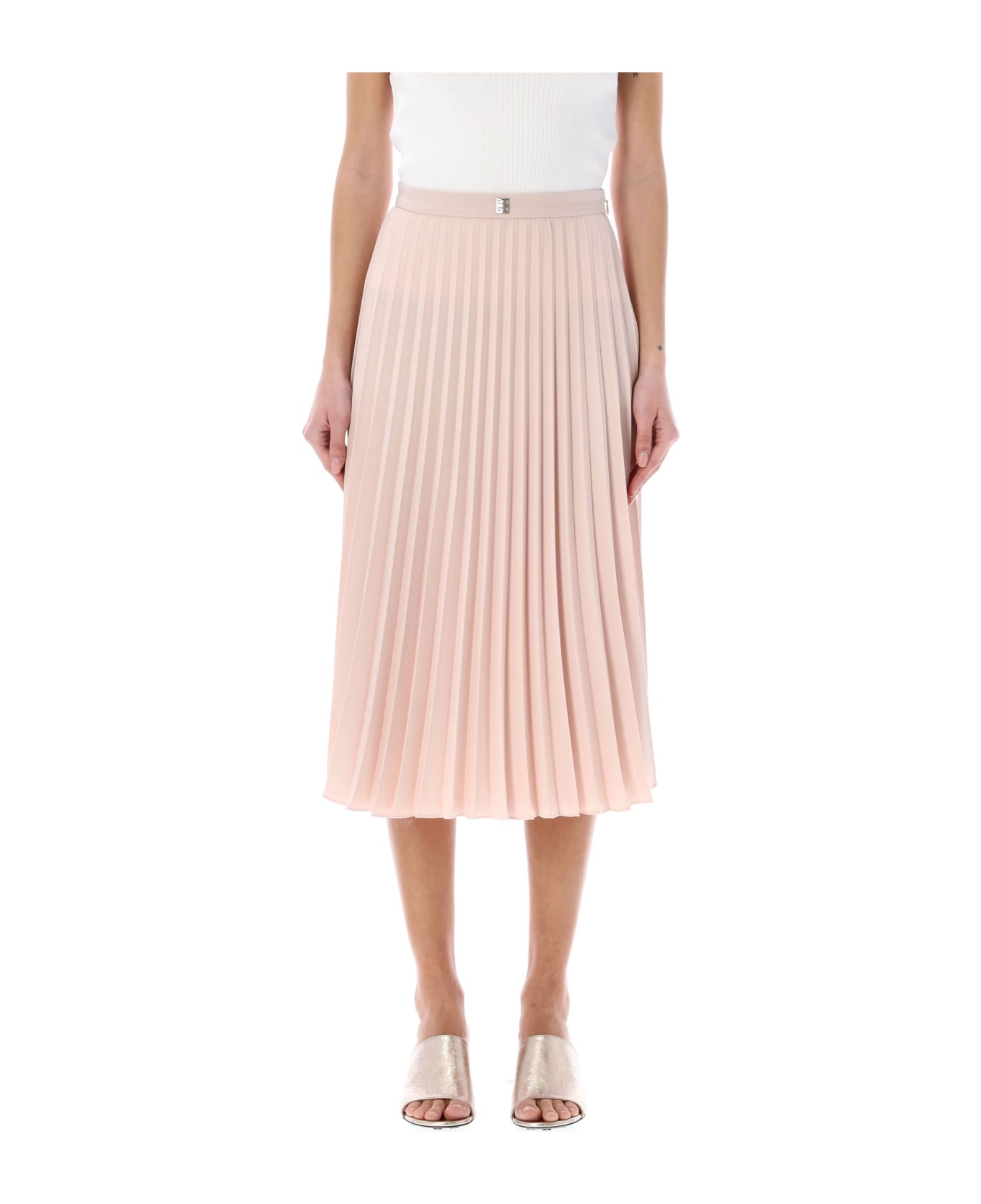 Givenchy Pleated Midi Skirt - BLUSH PINK スカート