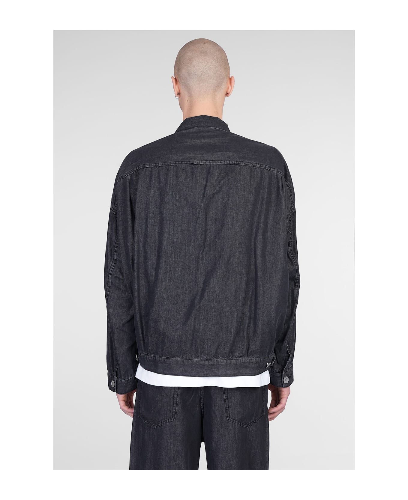 Mihara Yasuhiro Denim Jackets In Black Cotton - black