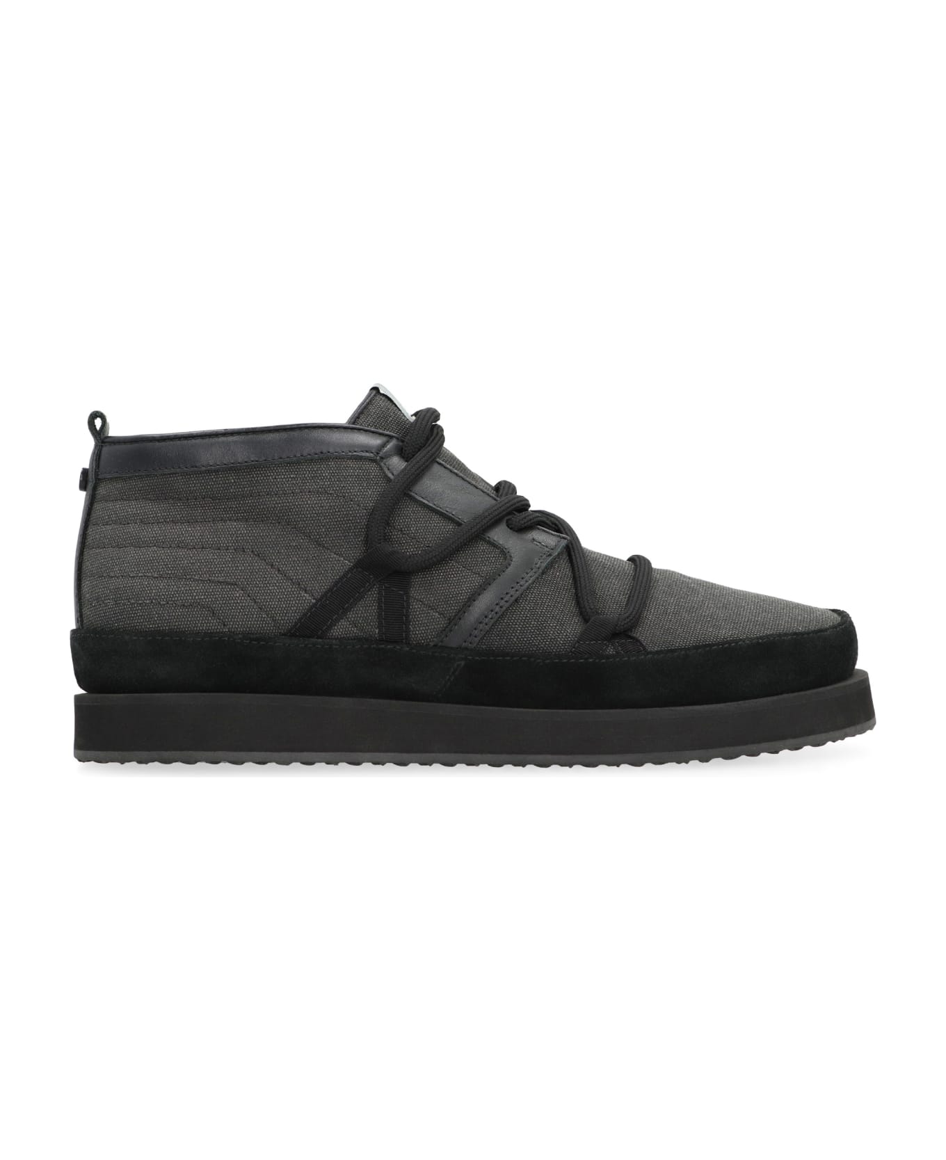 Volta Canvas Mid-top Sneakers - grey