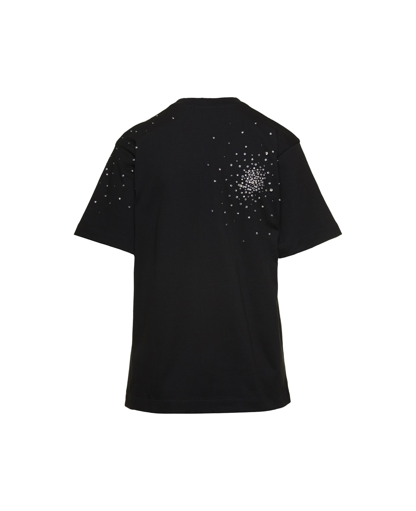 Des Phemmes Splash Embroidery T Shirt - Black
