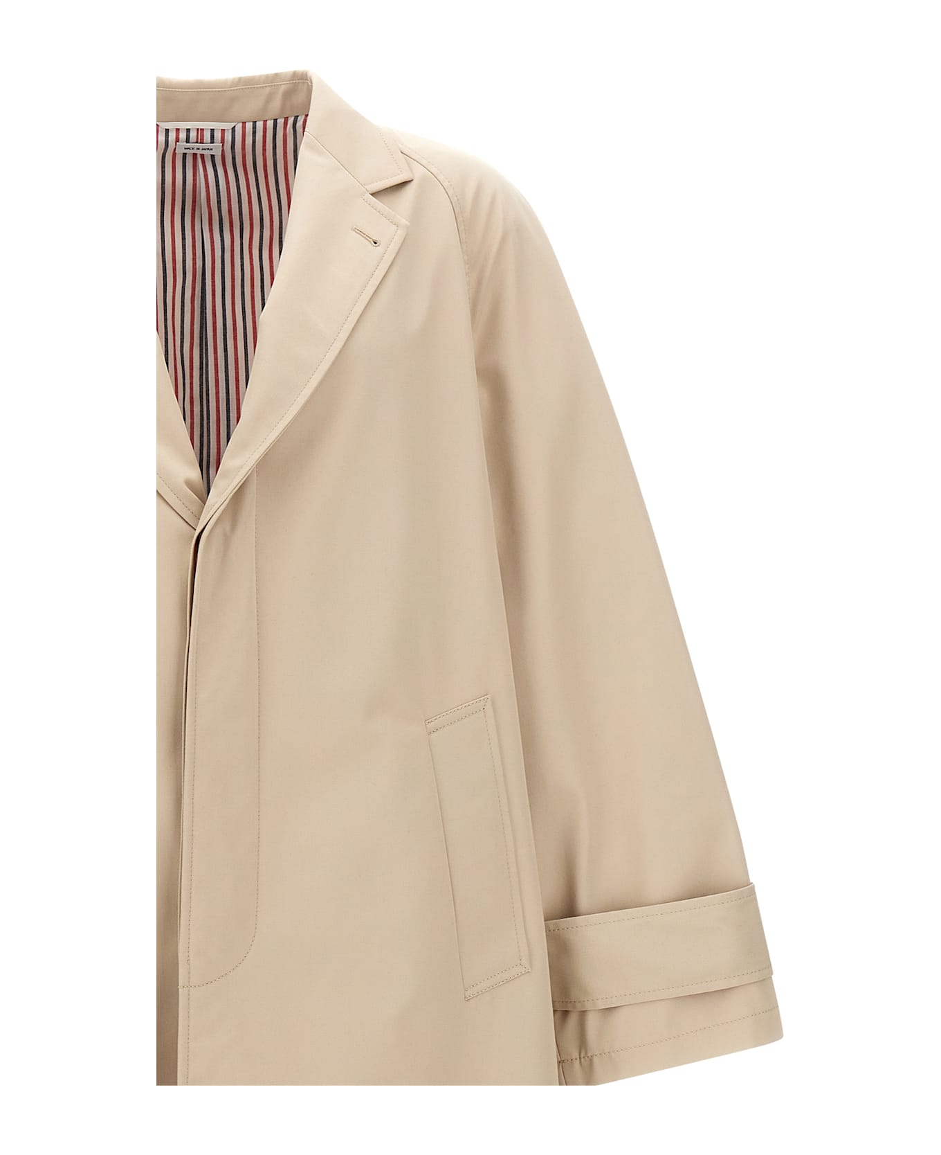 Thom Browne Trench Coat - Beige