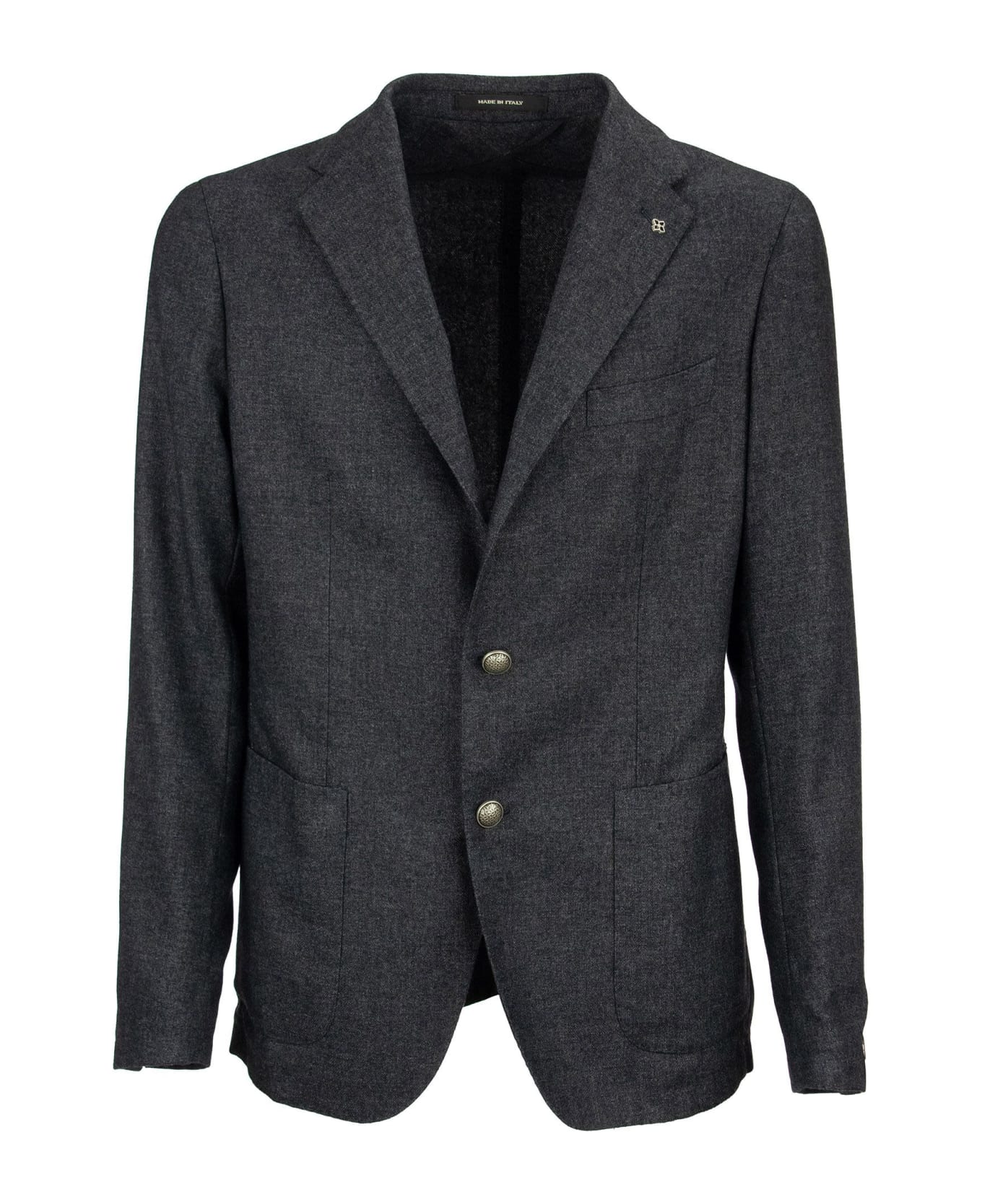Tagliatore Cashmere Jacket Blazer - Blue Melange スーツ