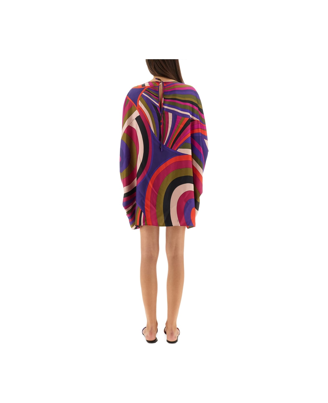 Pucci Iris Print Midi Dress - MULTICOLOUR