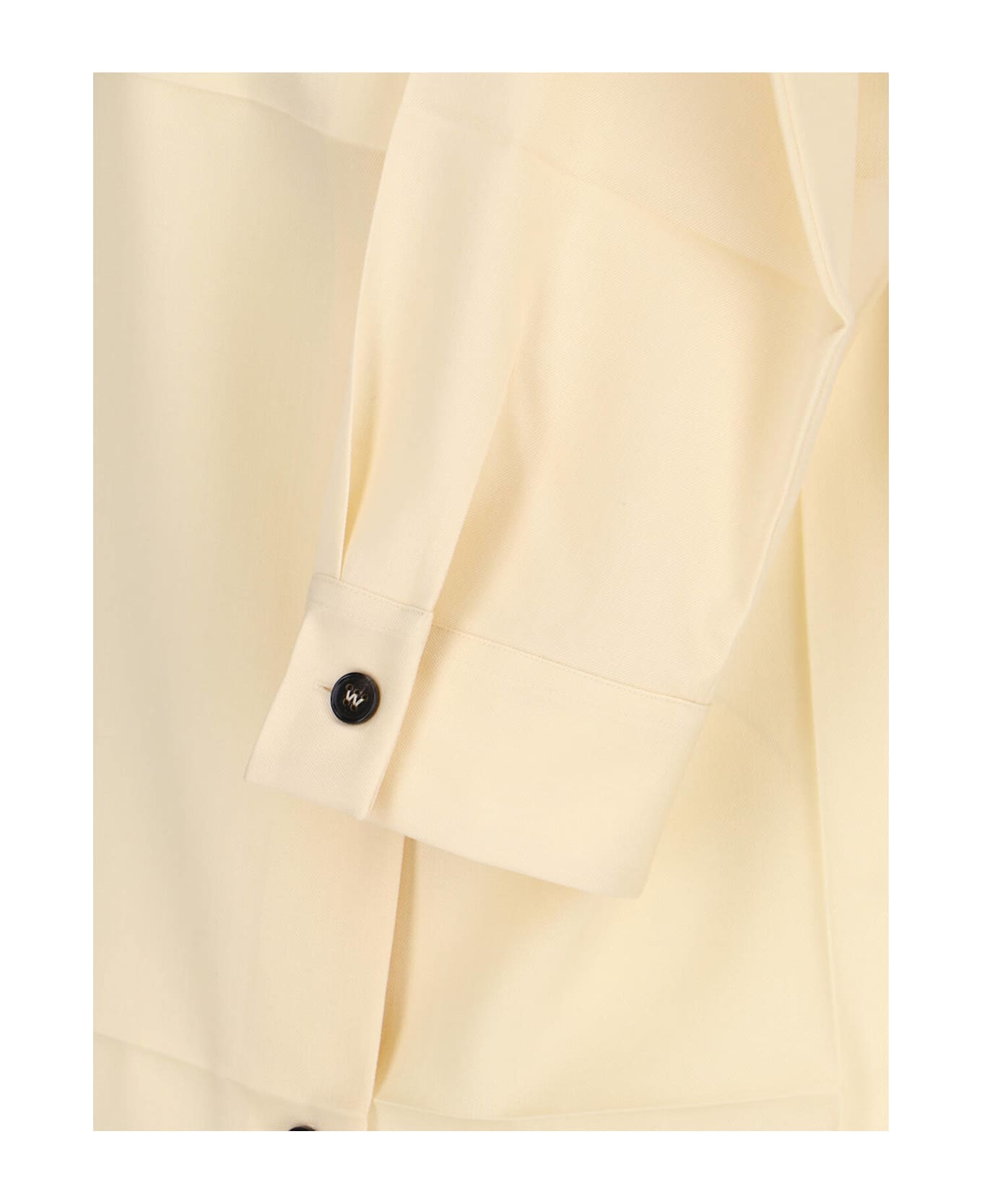 Jil Sander Virgin Wool Shirt - Cream