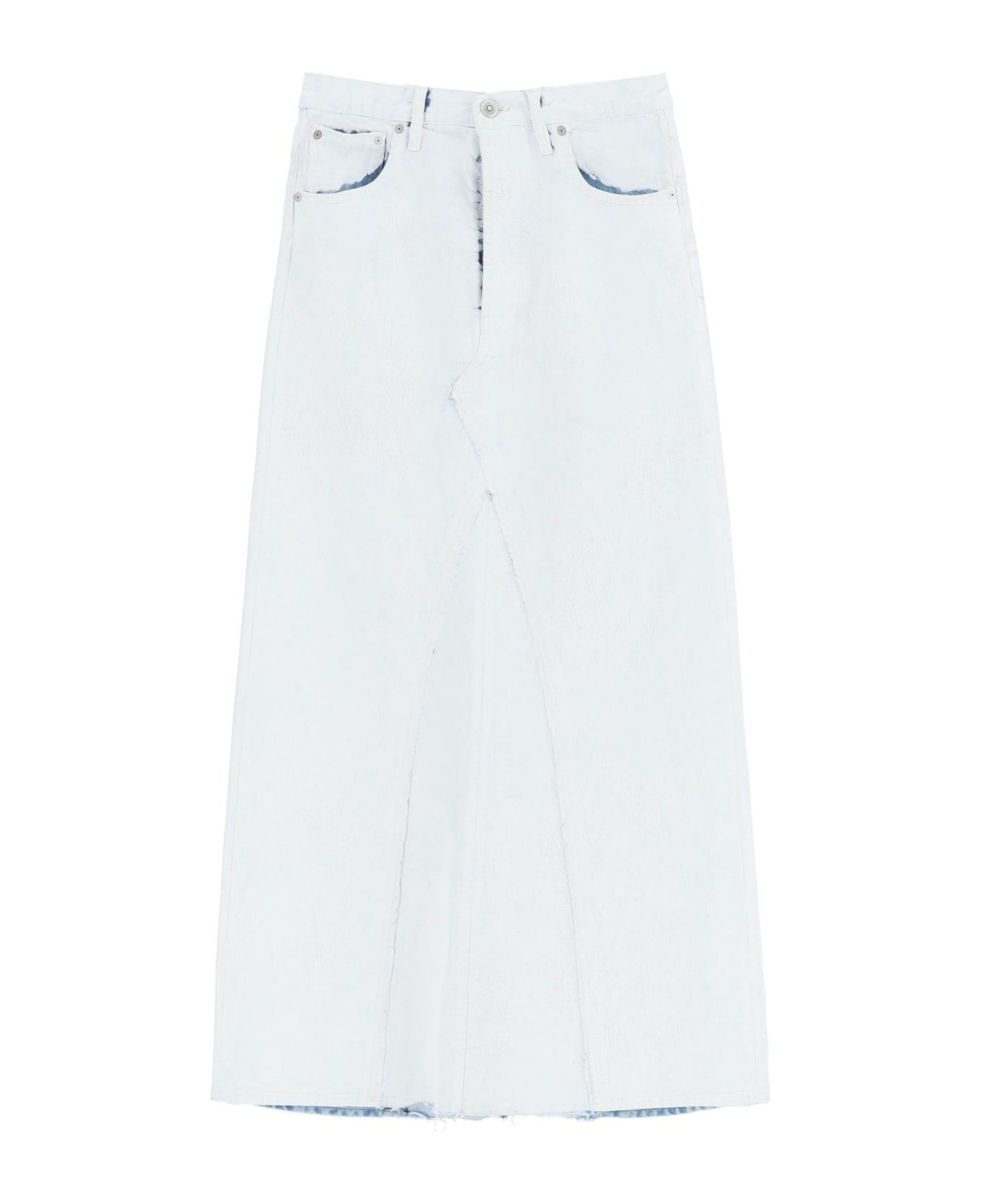 Maison Margiela Denim Skirt - WHITE PAINT (White)