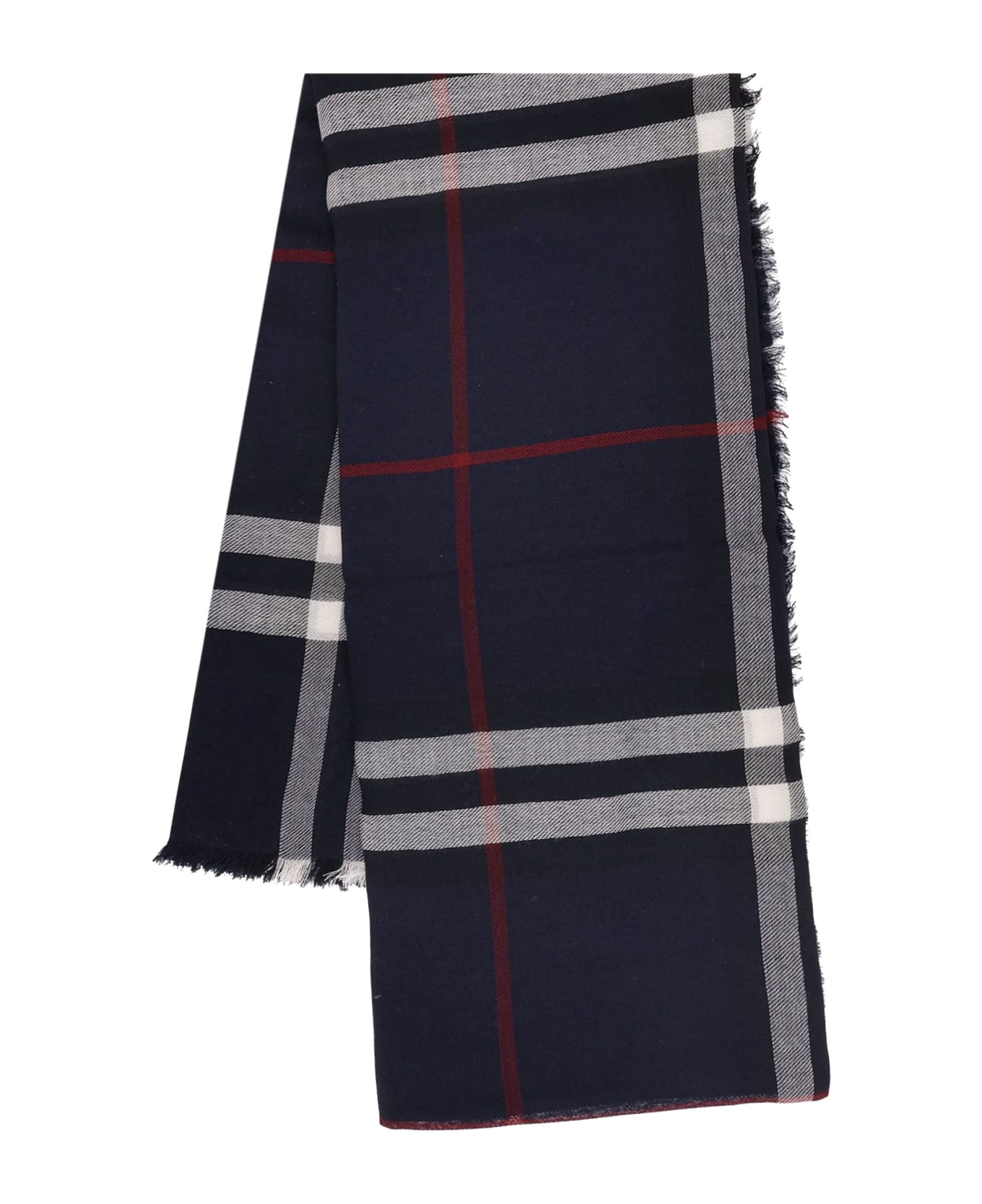 Burberry Giant Check Cashmere Scarf - INK