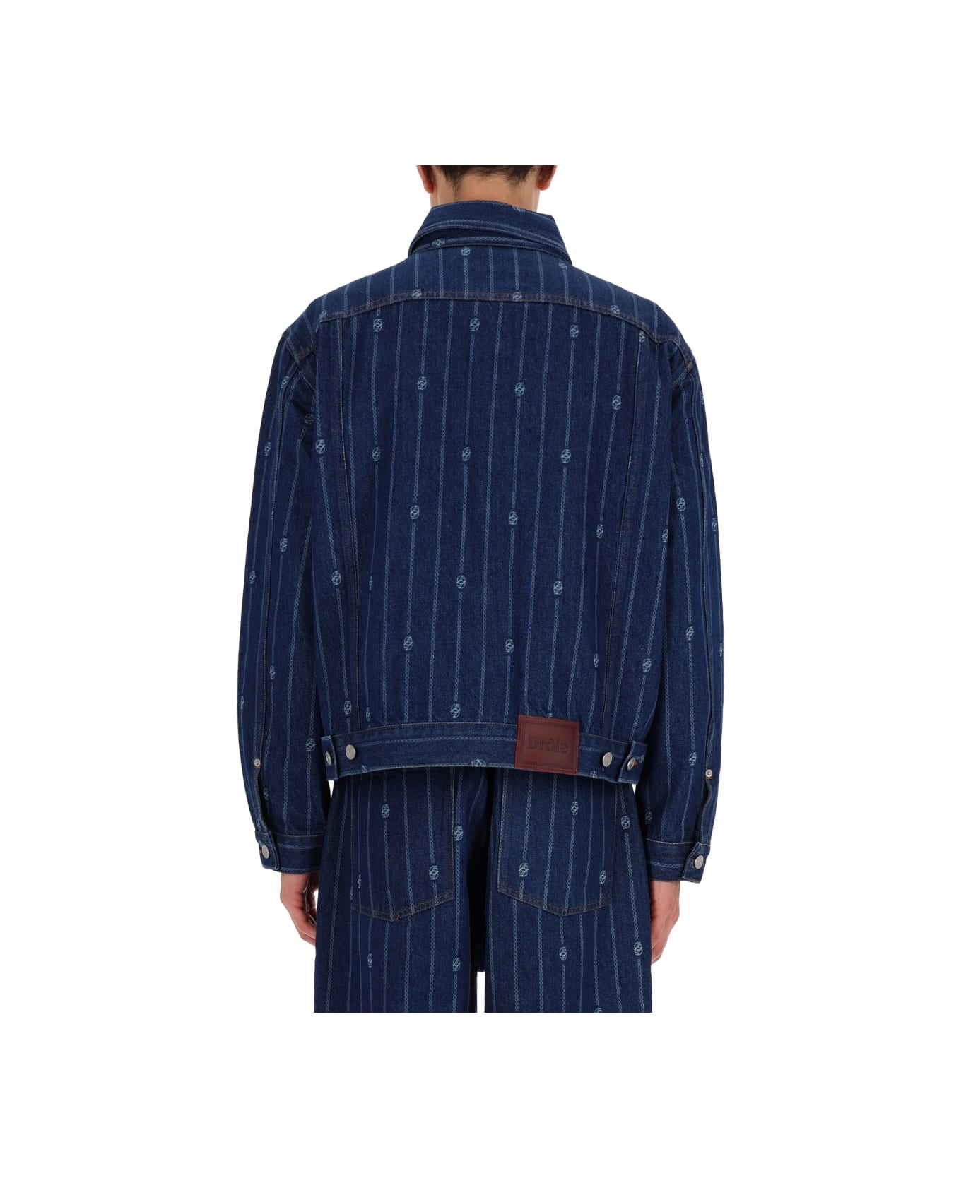 Drôle de Monsieur "denim Monogramme" Jacket - BLUE ジャケット