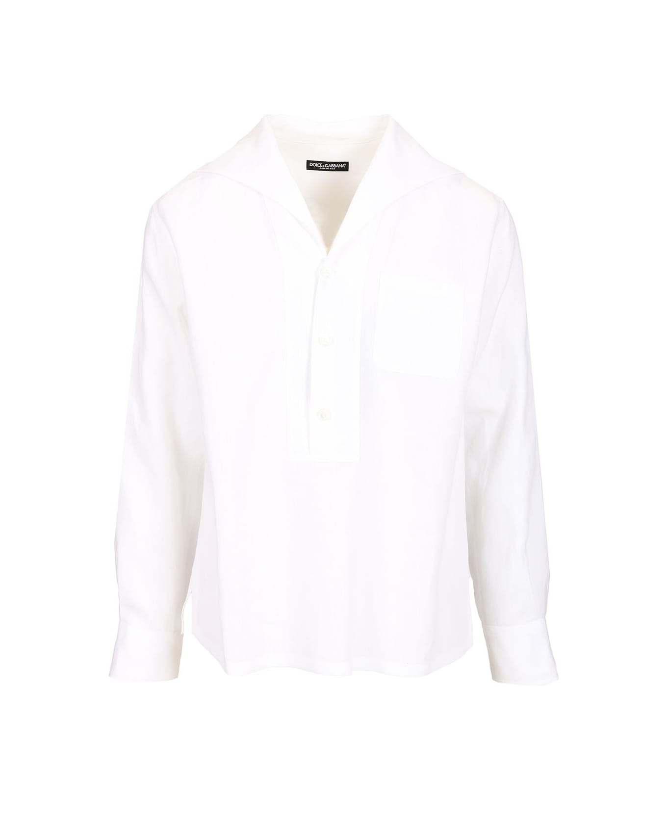 Dolce & Gabbana Linen Shirt - White