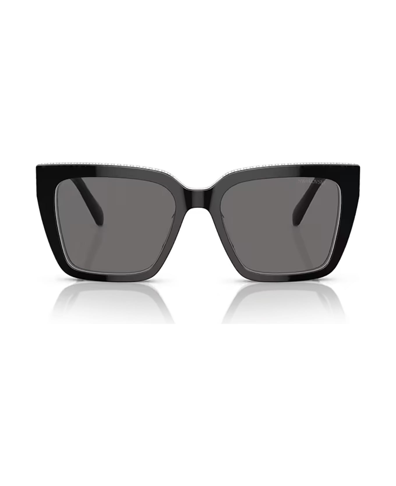 Swarovski Sk6013 Black Sunglasses - Black サングラス