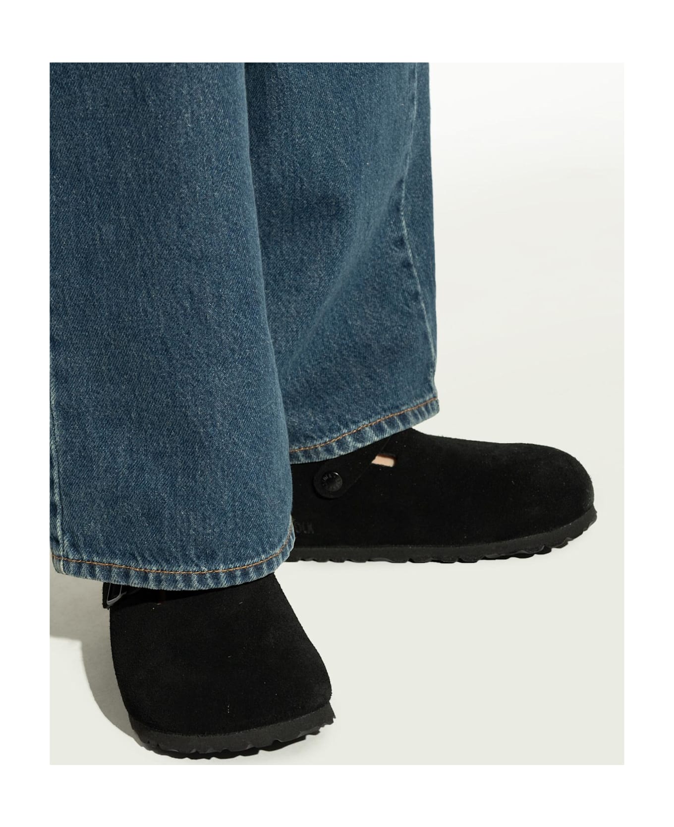 Birkenstock Shoes Tokio Ii Suede - BLACK