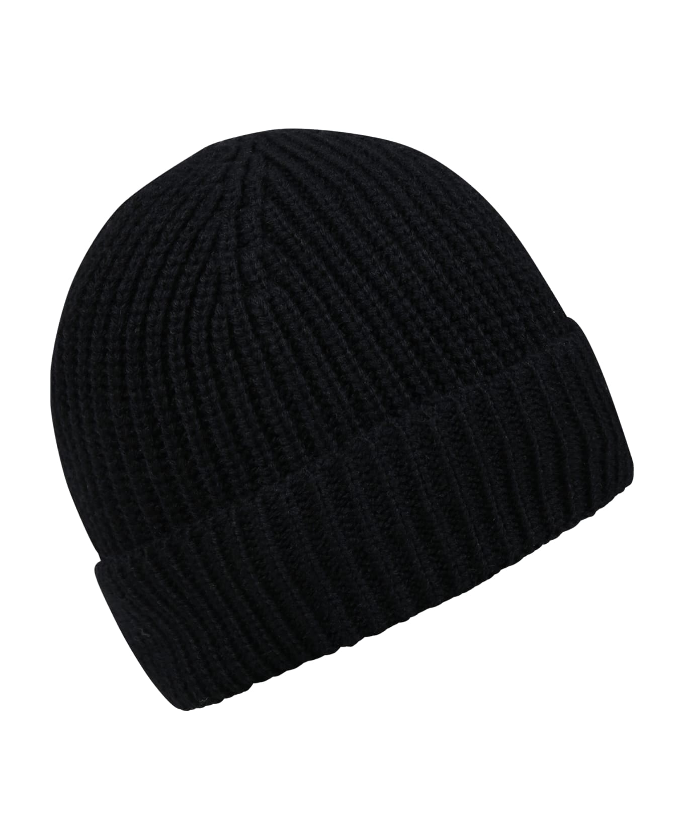 Barrow Black Hat For Kids With Smiley - Nero