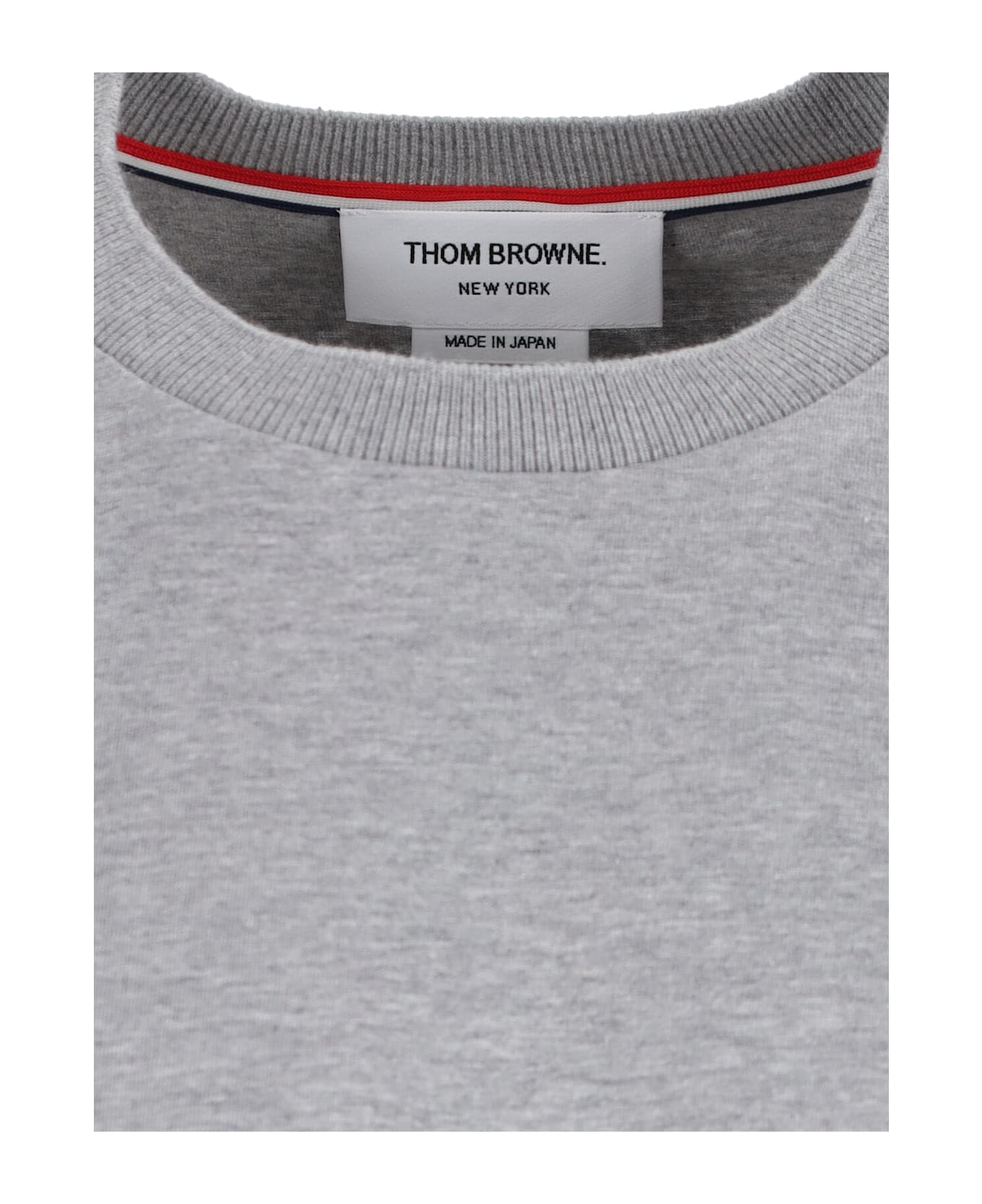 Thom Browne Logo T-shirt - Gray
