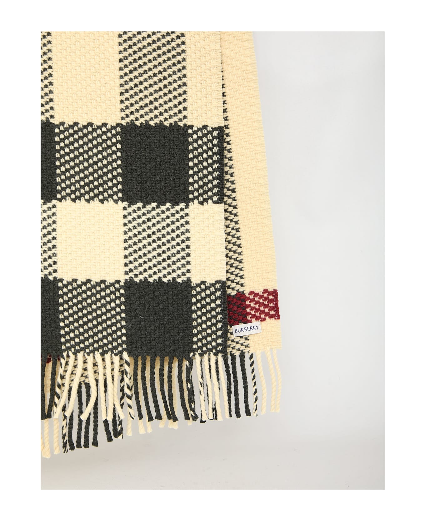Burberry Check Scarf - Beige