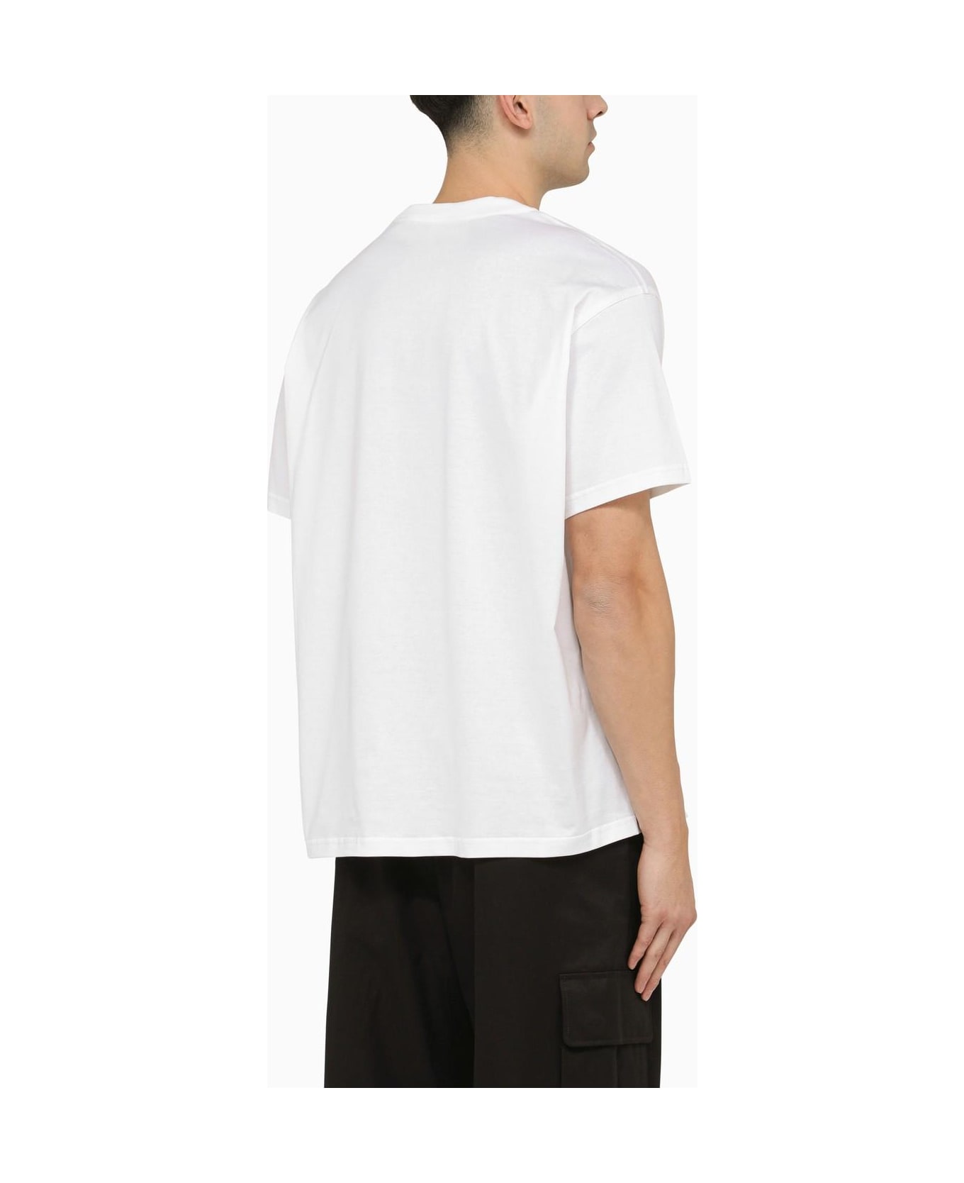 Burberry Harriston White Crew-neck T-shirt - WHITE