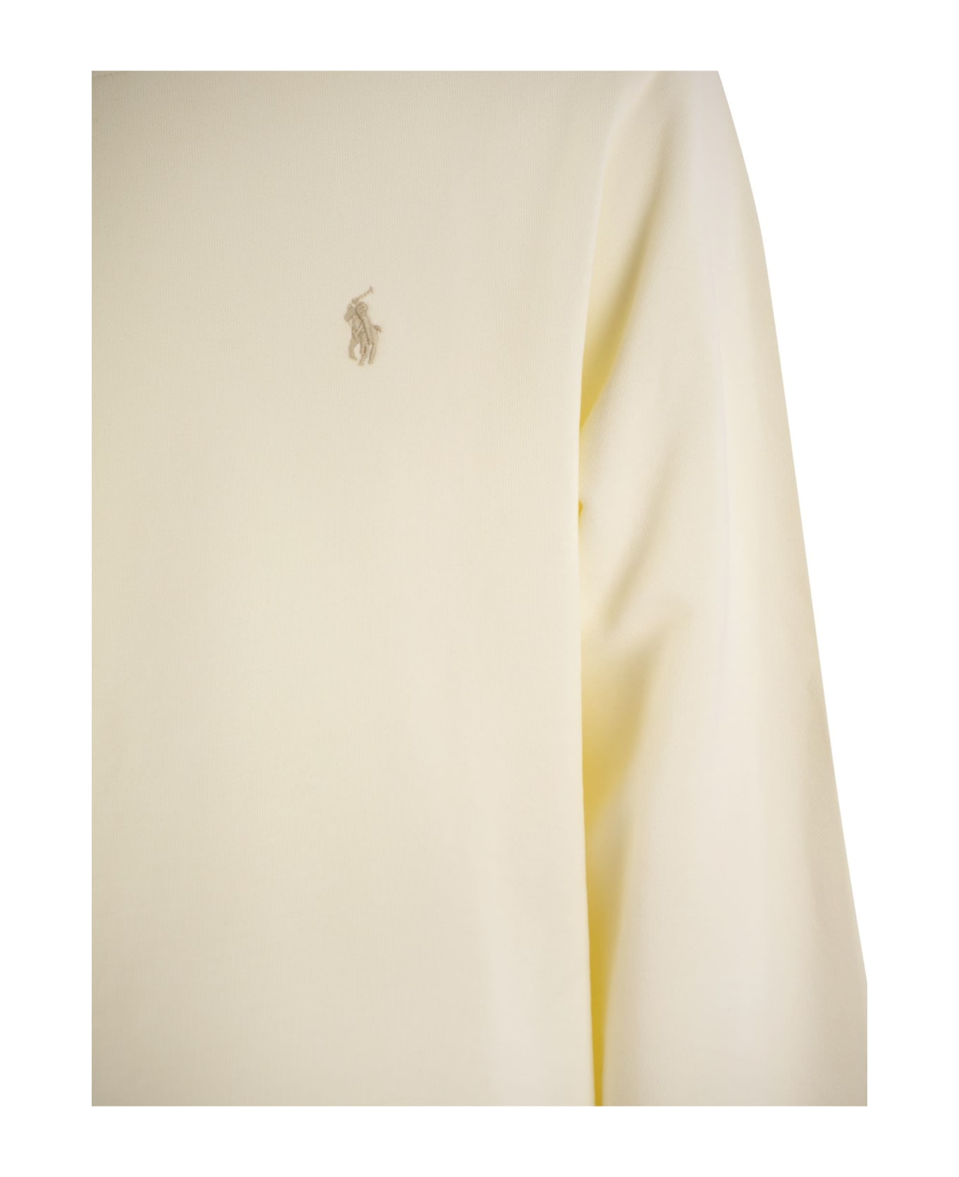 Polo Ralph Lauren Classic-fit Cotton Sweatshirt - Cream ニットウェア