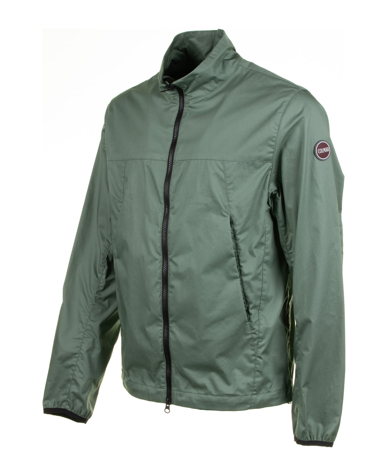 Colmar Green Cotton Twill Jacket - VERDE