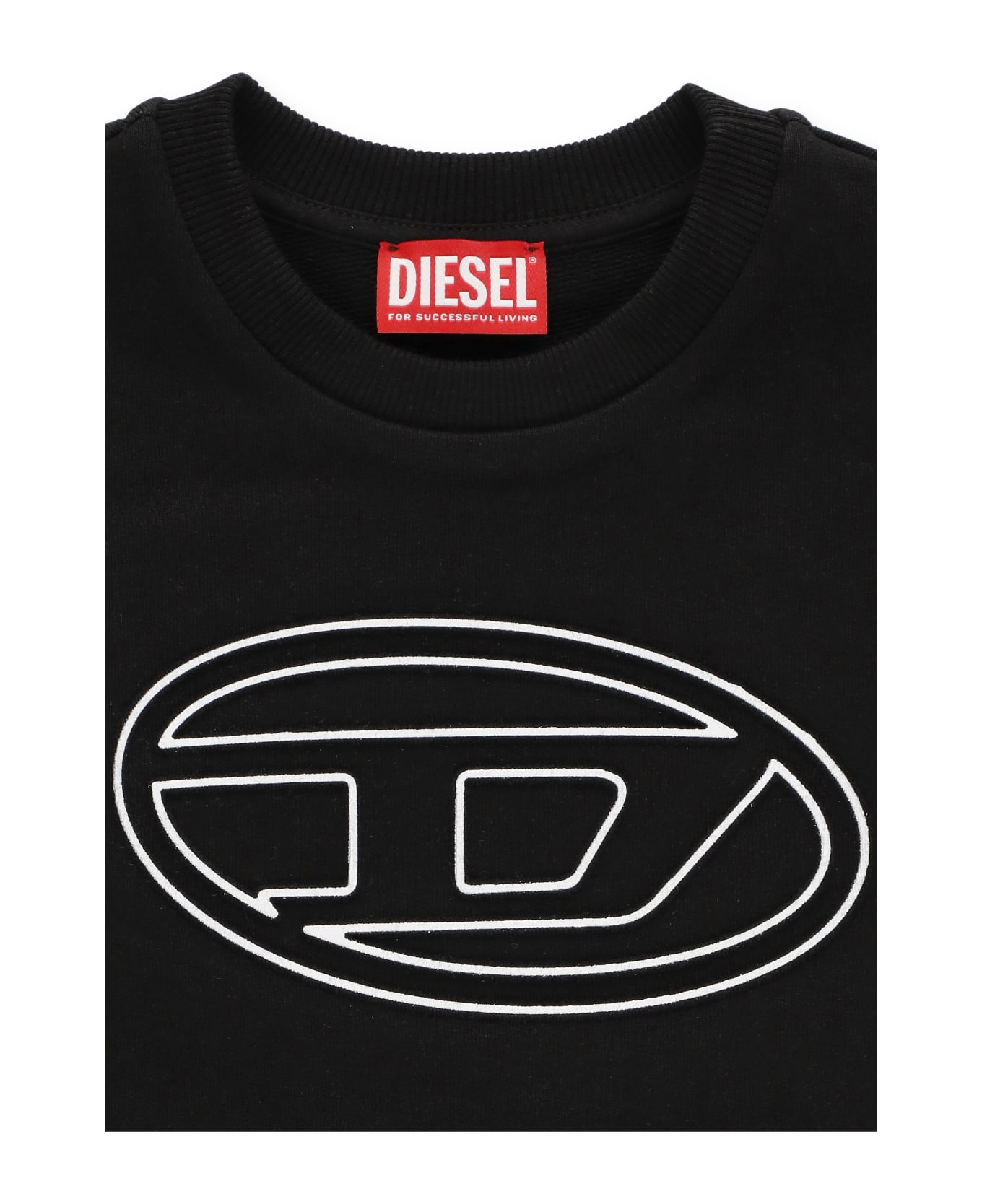 Diesel Smartbigoval Over Sweatshirt - Black