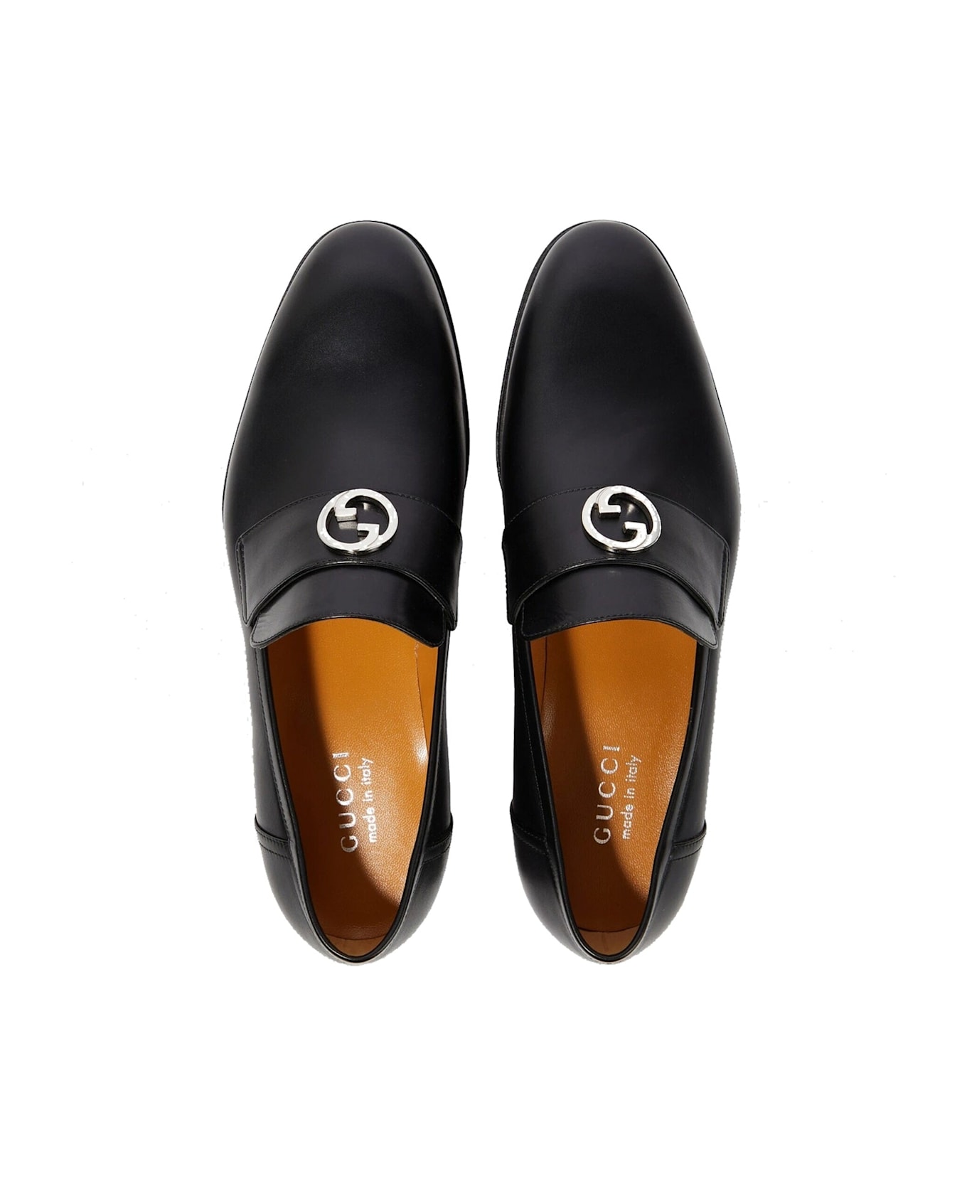 Interlocking G Leather Loafers