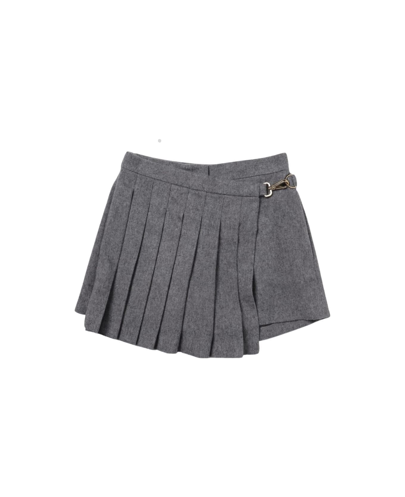 Fendi Flannel Shorts - Rtt Light Grey ボトムス