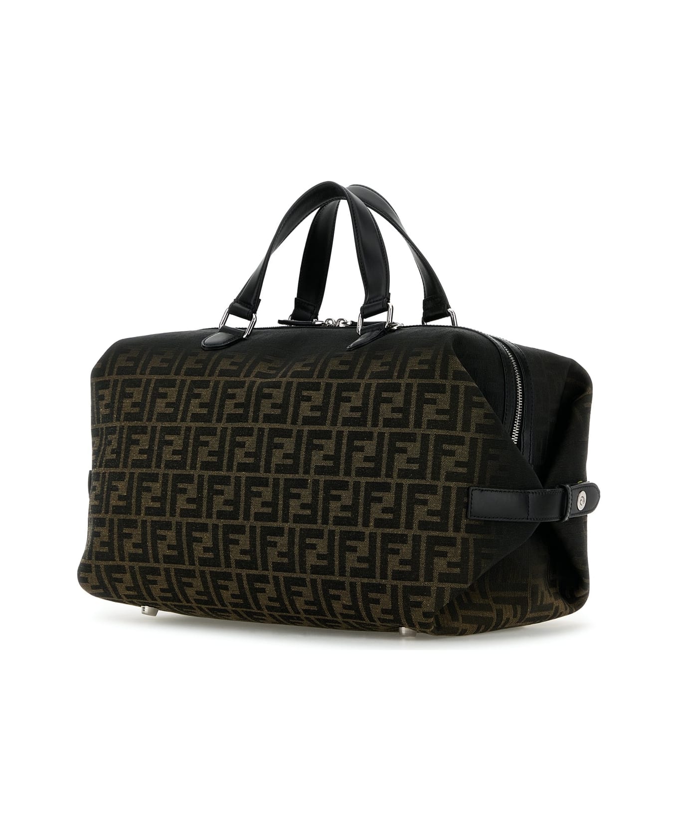 Fendi Borsa A Mano Ff Logo - TABACCO