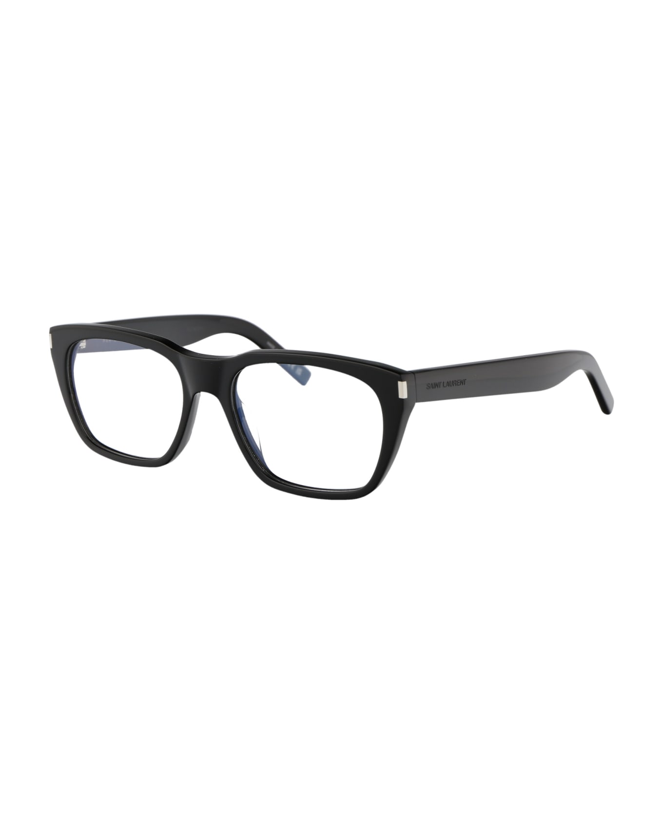 Saint Laurent Eyewear Sl 598 Opt Glasses - 001 BLACK BLACK TRANSPARENT