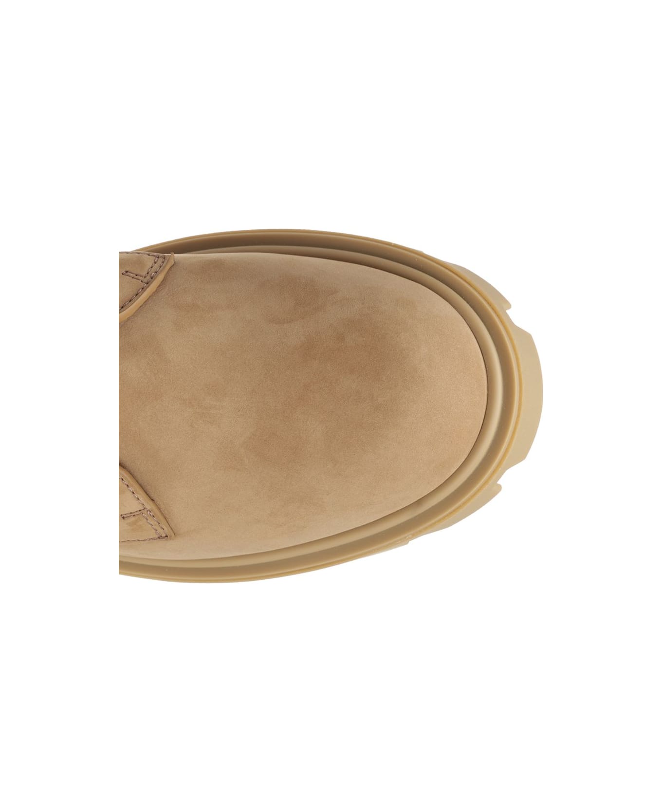 Moncler 
peak City
 Nubuck Ankle Boots - KHAKI