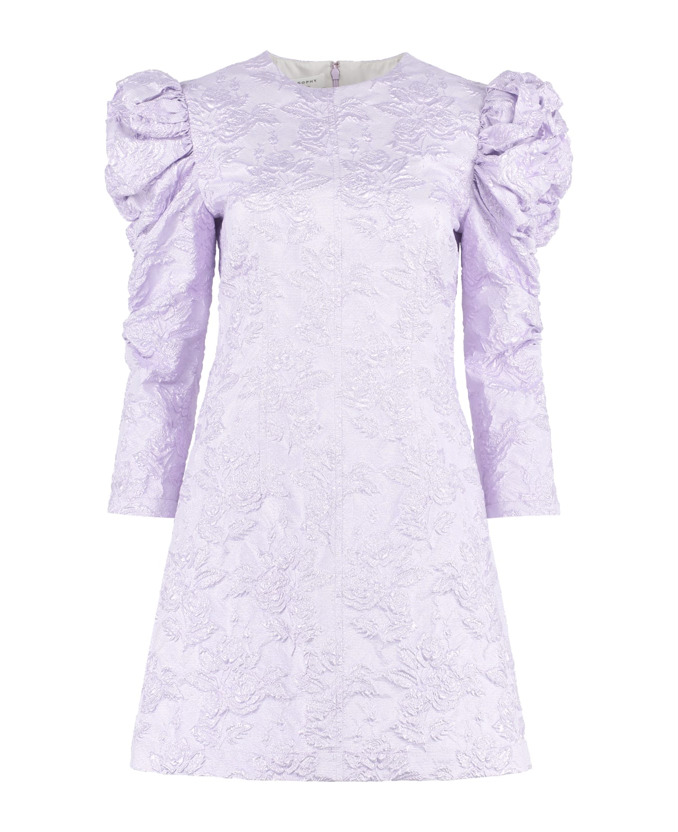 Philosophy di Lorenzo Serafini Floral Motif Mini Dress - Lilac