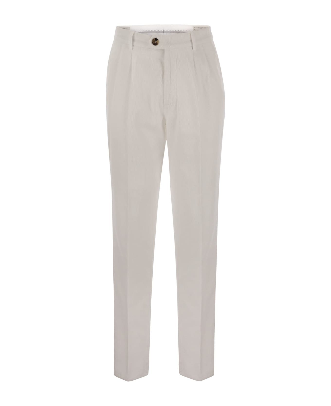 Brunello Cucinelli Velvet Pants - White