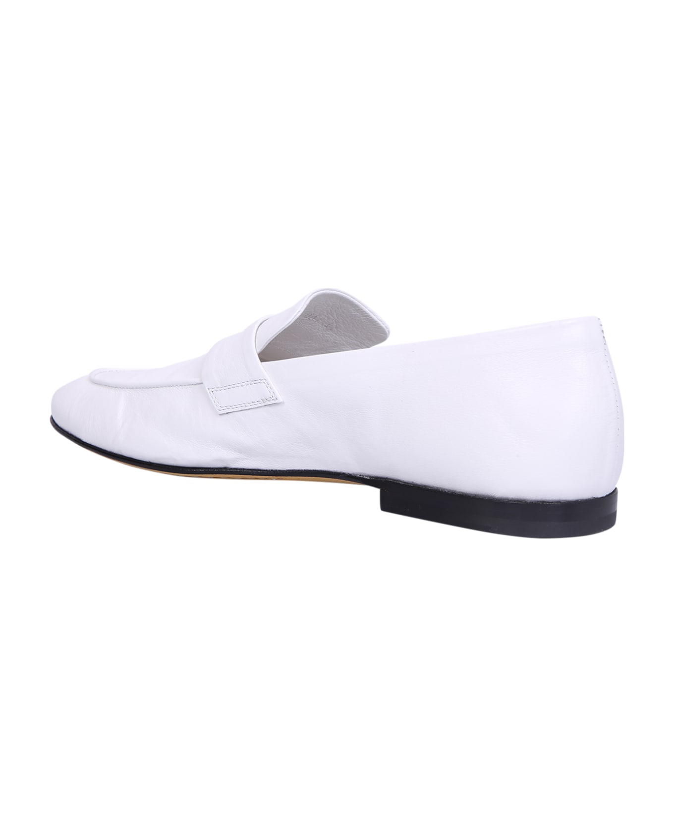 Officine Creative Airto 1 Leather White Loafers - White ローファー＆デッキシューズ
