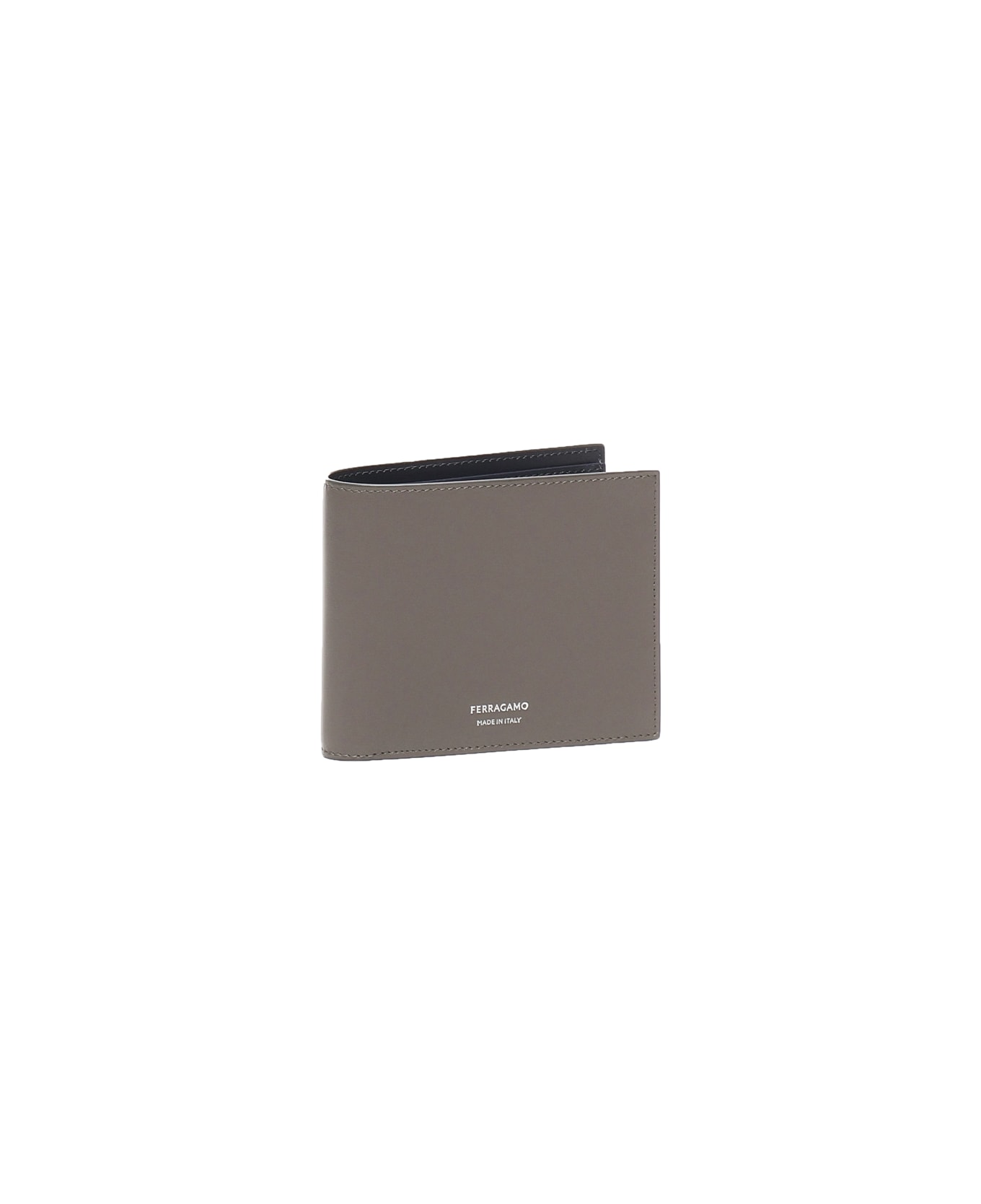 Ferragamo Lettering Logo Wallet - Beige