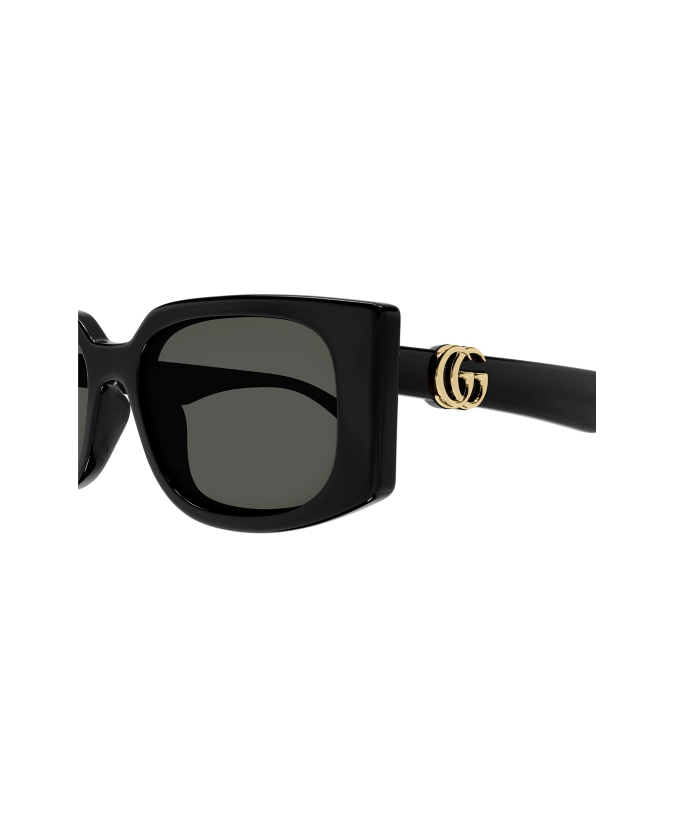 Gucci Eyewear Gucci Gg1534s Line Gg Logo Fovea Sunglasses - Nero