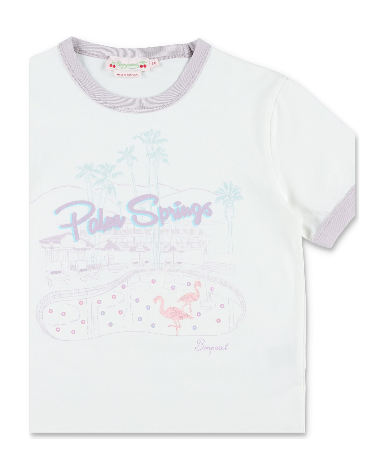 Bonpoint Emma Printed T-shirt - WHITE