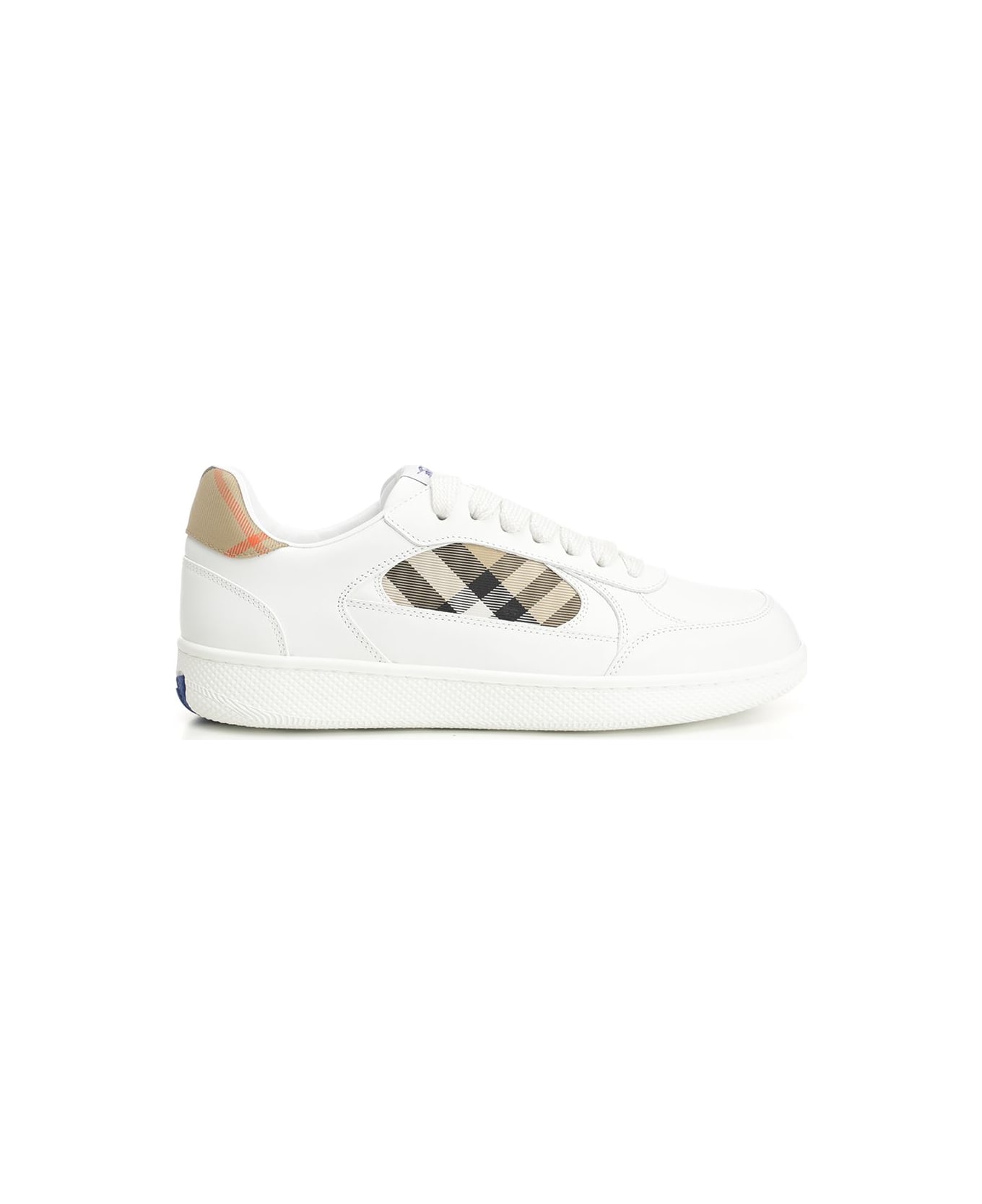 Burberry 'terrace' Sneaker - White Sand Ip Chk
