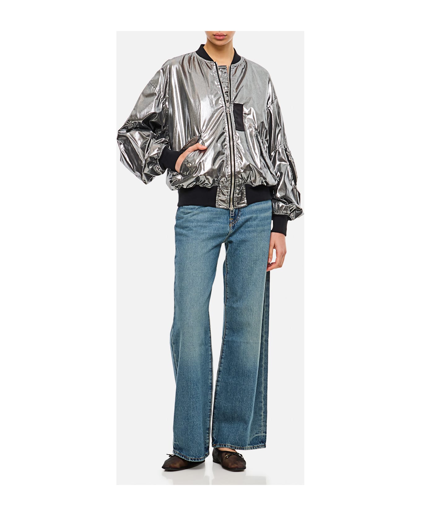 Junya Watanabe Bomber Jacket - Silver