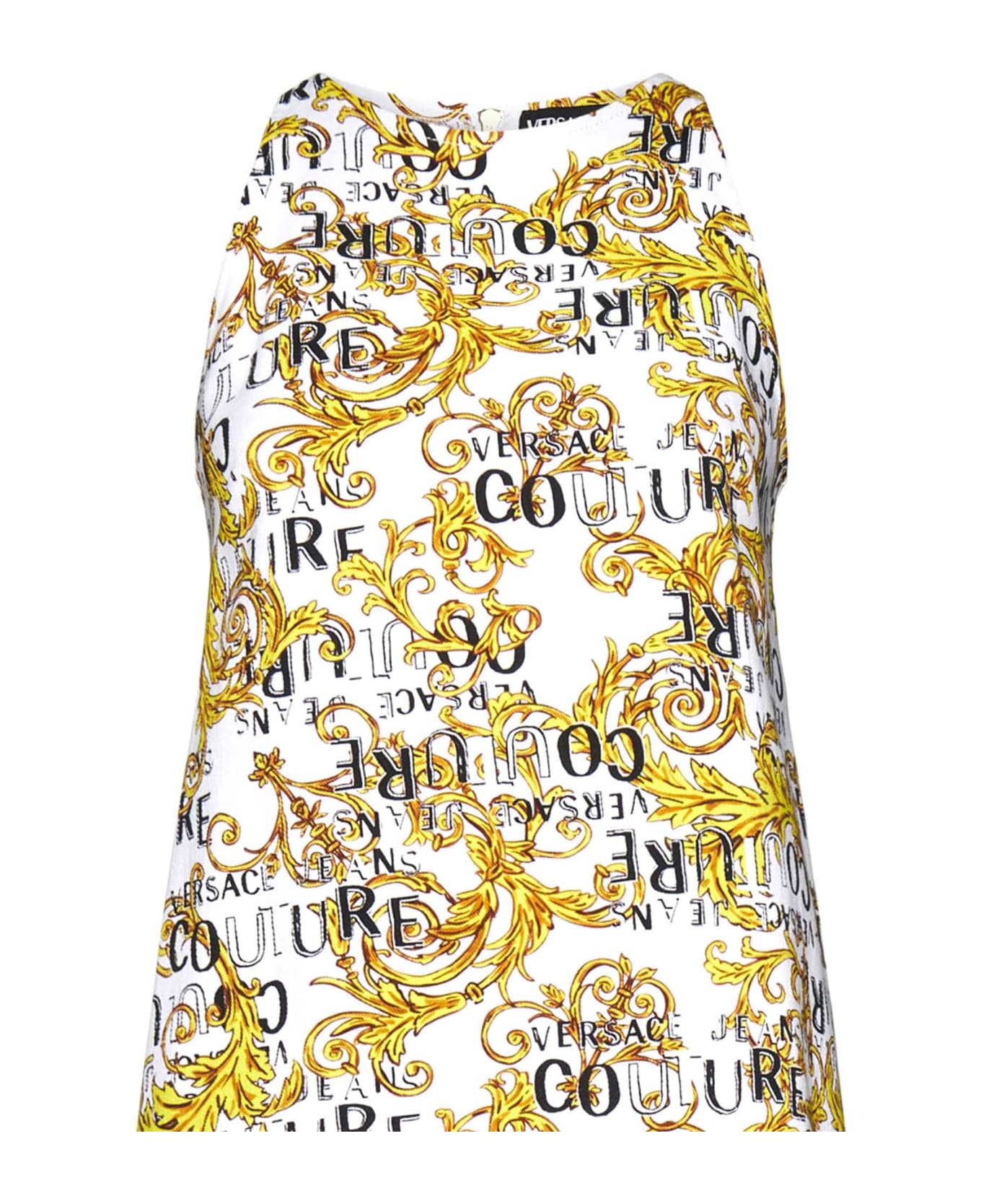 Versace Jeans Couture Dress - White gold