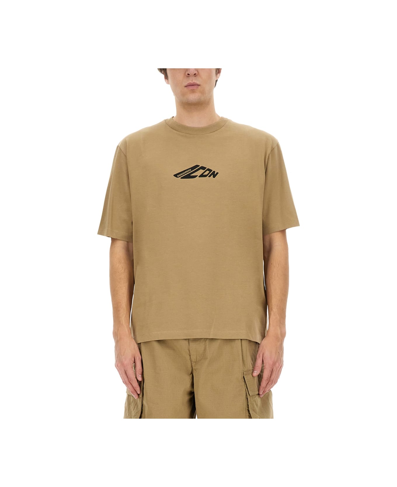 Dsquared2 
icon New Generation Loose Fit
 T-shirt - BEIGE