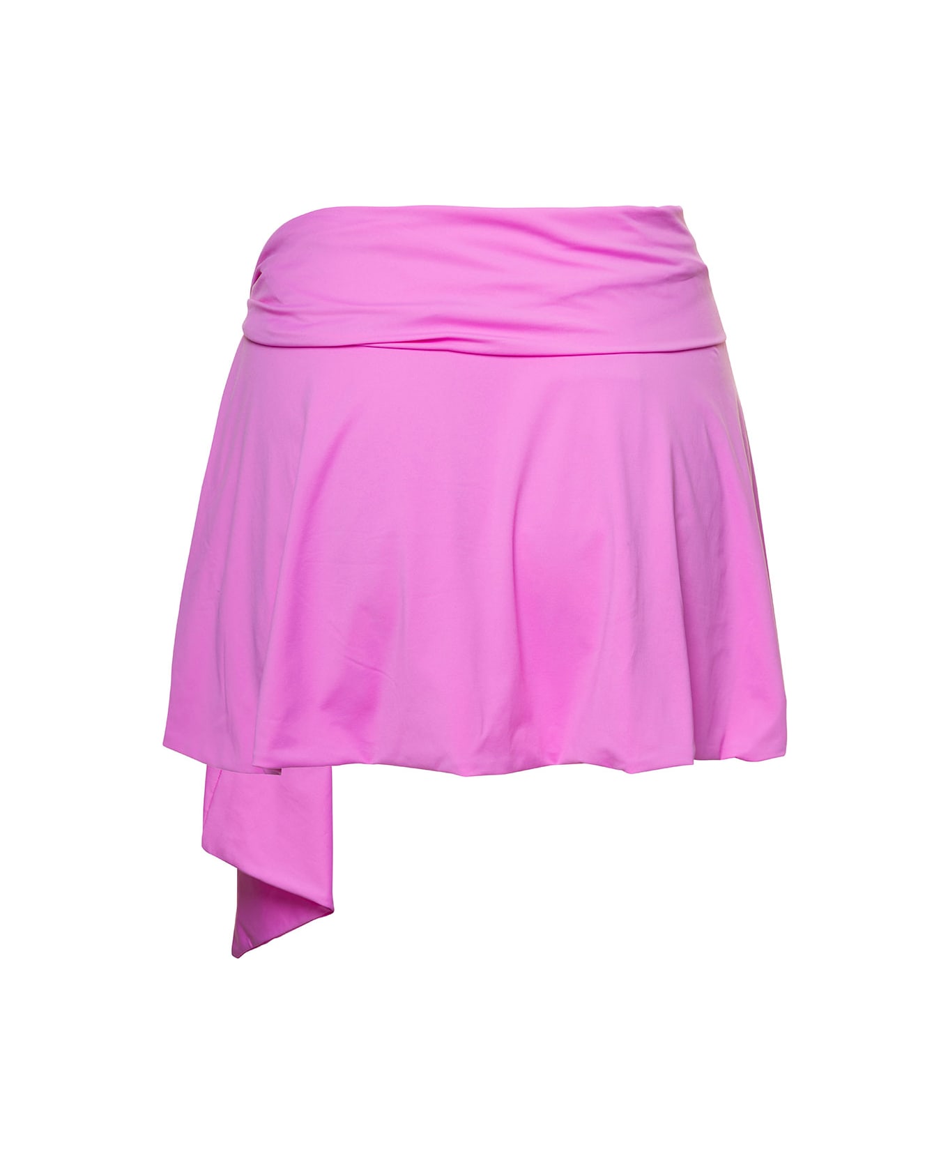 The Attico Pink Stretch Nylon Mini Skirt - 266 スカート