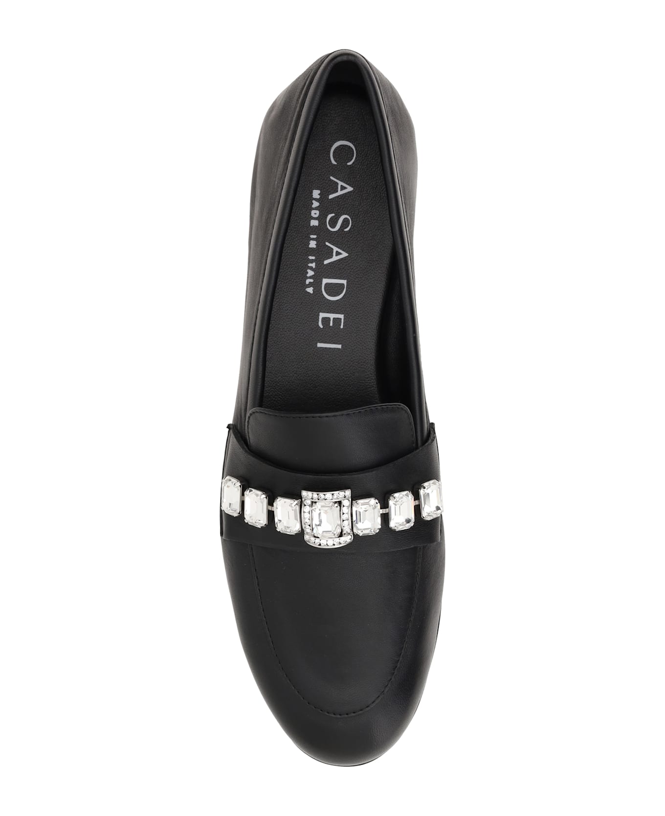 Casadei Loafers With Sparkling Embellishments