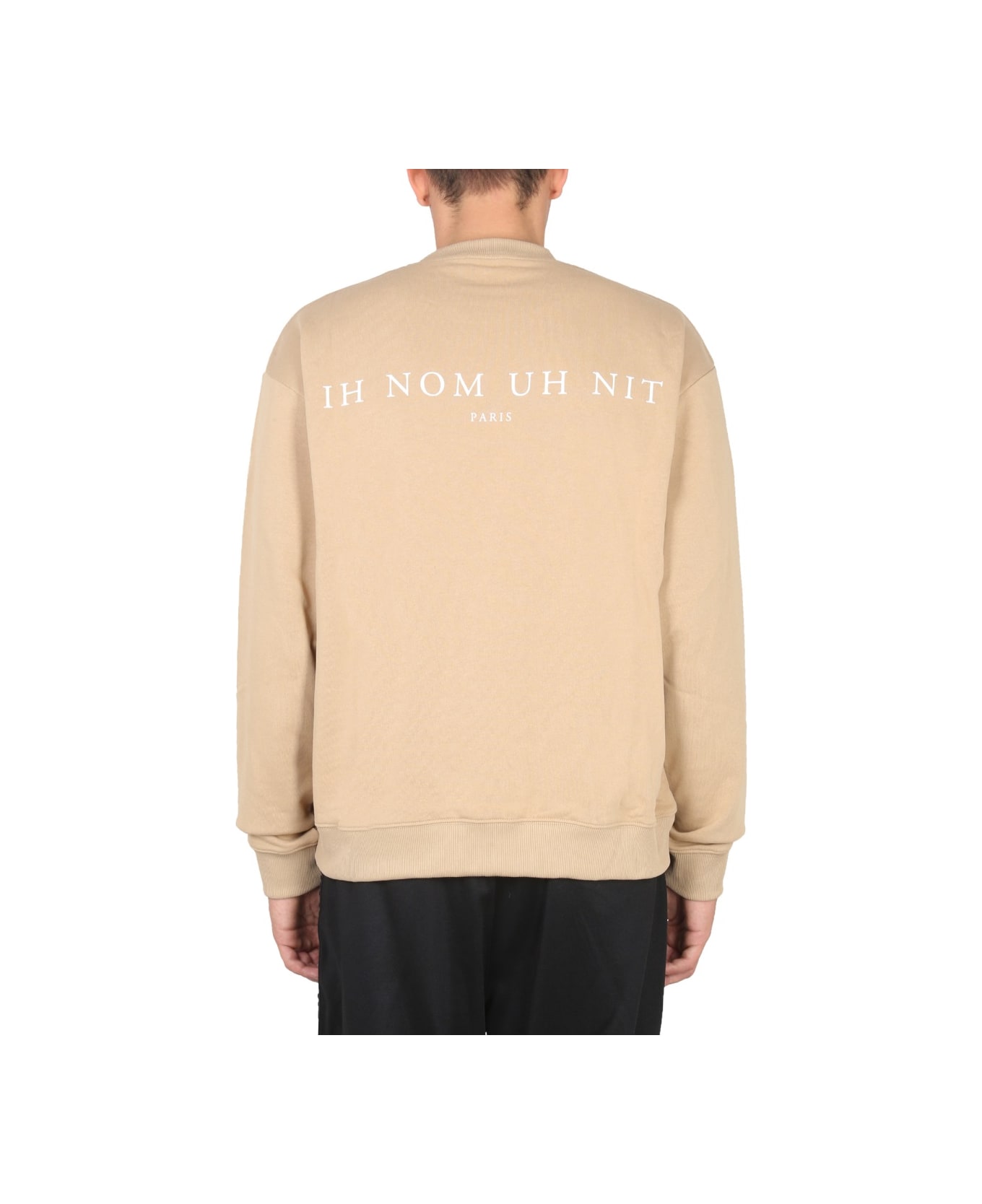 ih nom uh nit Crewneck Sweatshirt - BEIGE