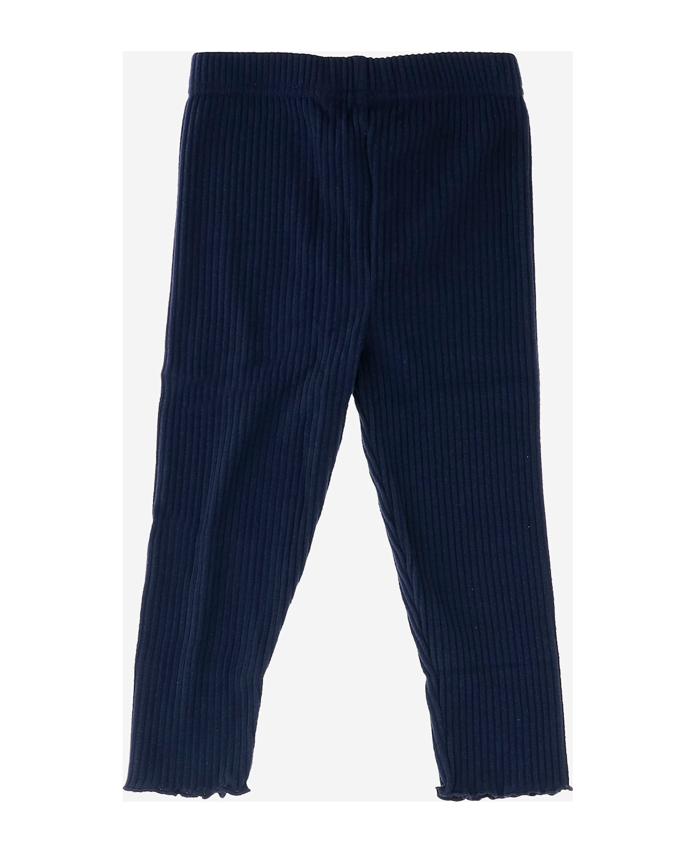 Polo Ralph Lauren Viscose Blend Ribbed Pants - Blue