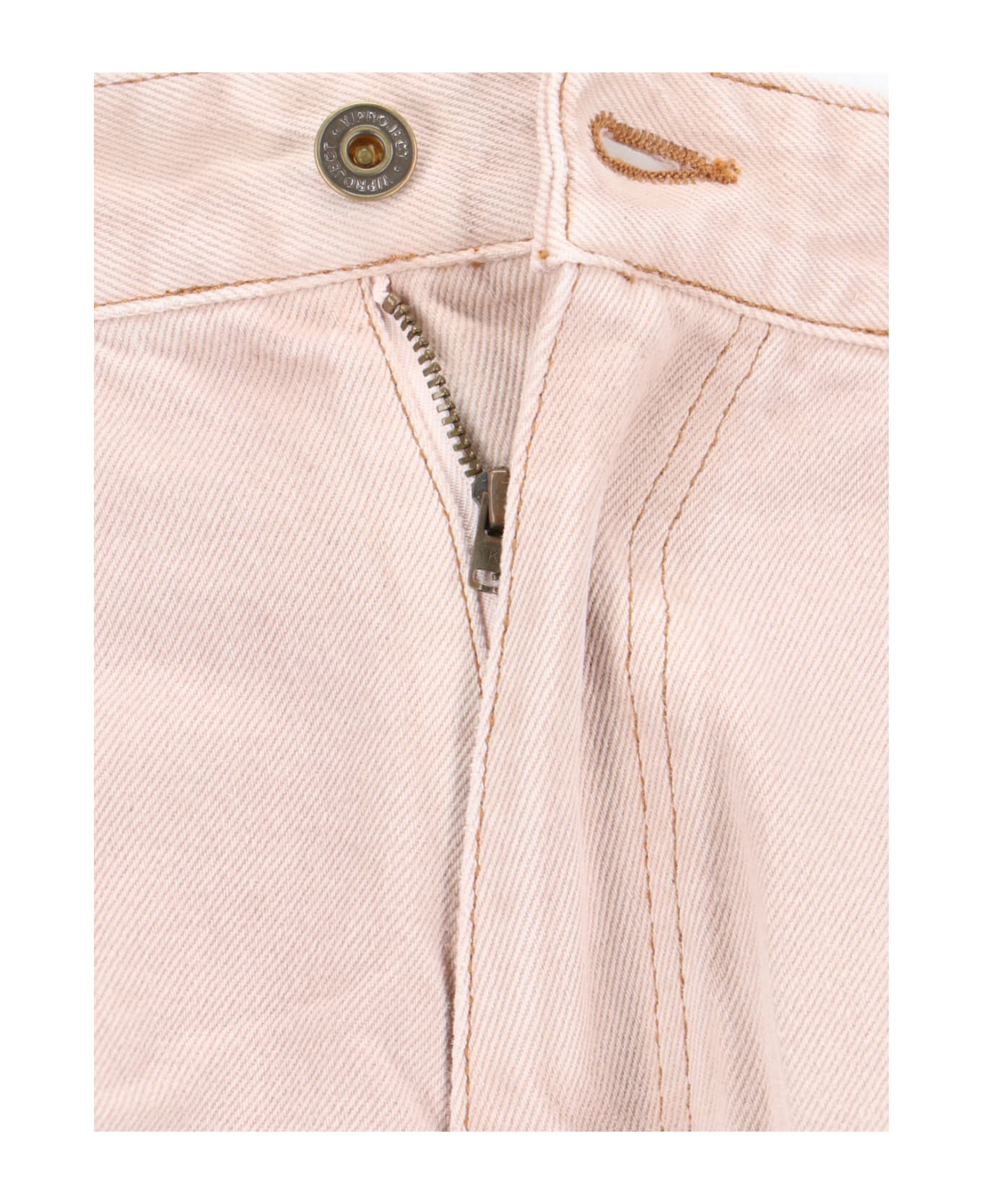 Y/Project 'draped Cuff' Flared Jeans - Beige name:463