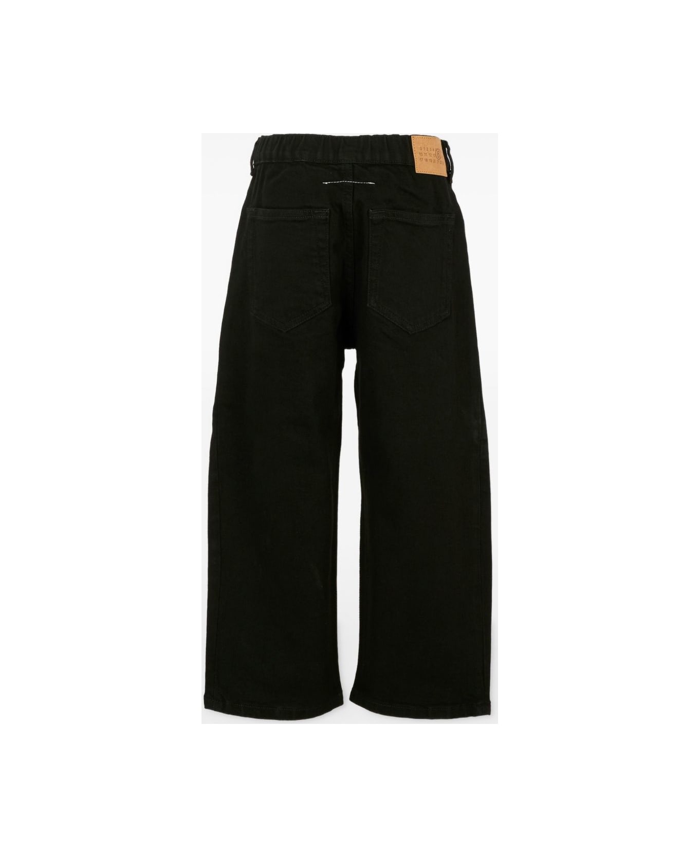 MM6 Maison Margiela Kids Button-up Jeans - Black