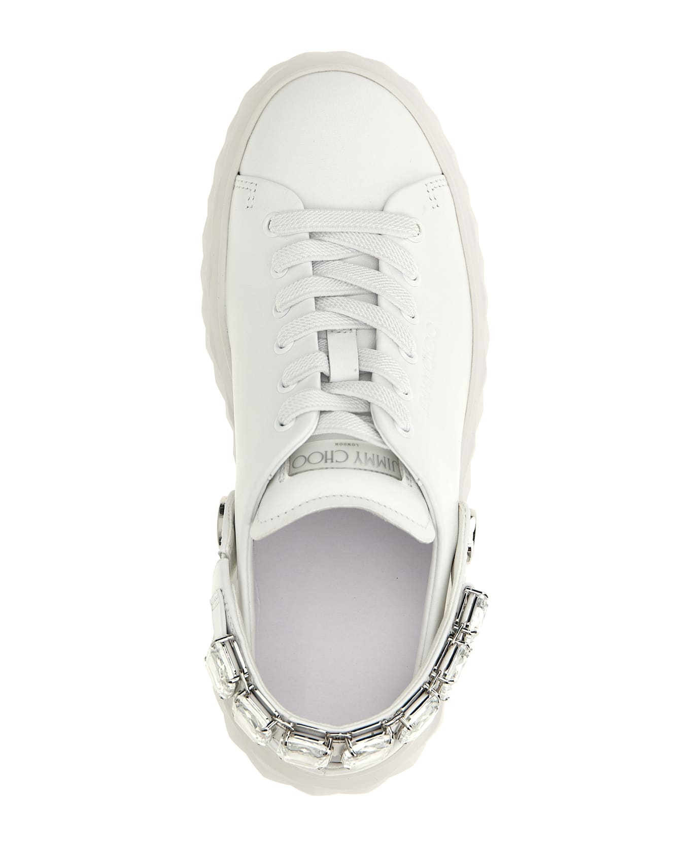 Jimmy Choo 
diamond Sling
 Sneakers - White