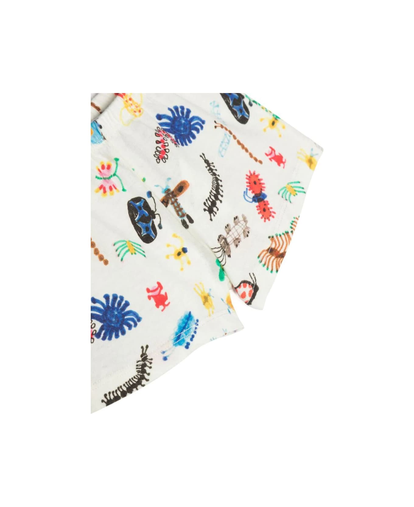 Bobo Choses Baby Funny Insect All Over Shorts - Off White