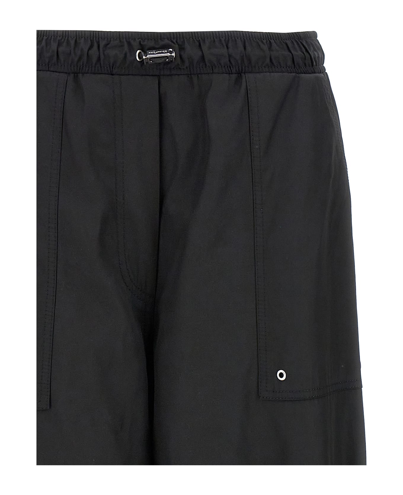 The Attico Oversized Pants - Black  