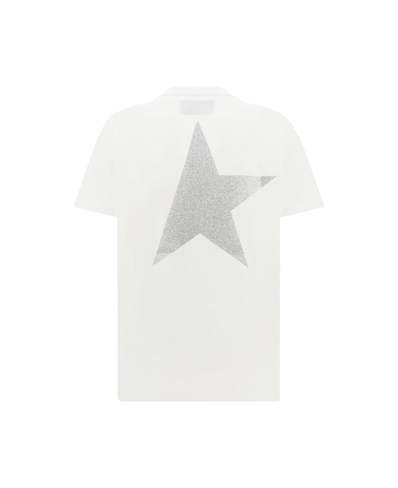 Golden Goose Star T-shirt - White/silver