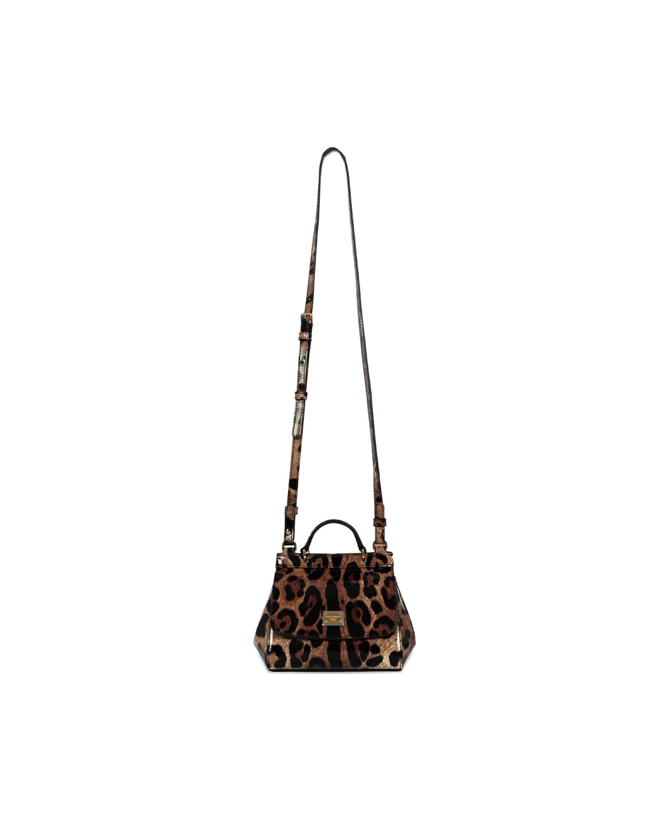 Dolce 
Gabbana Dolce &amp; Gabbana Kids Printed Shoulder Bag - Brown