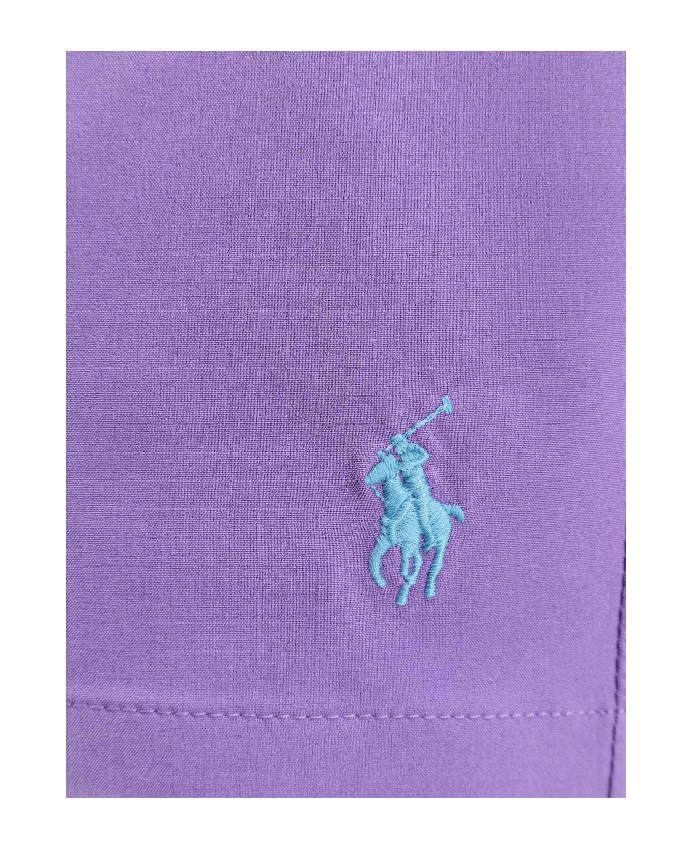 Polo Ralph Lauren Nylon Swim Trunk With Logo Embroidery - Purple