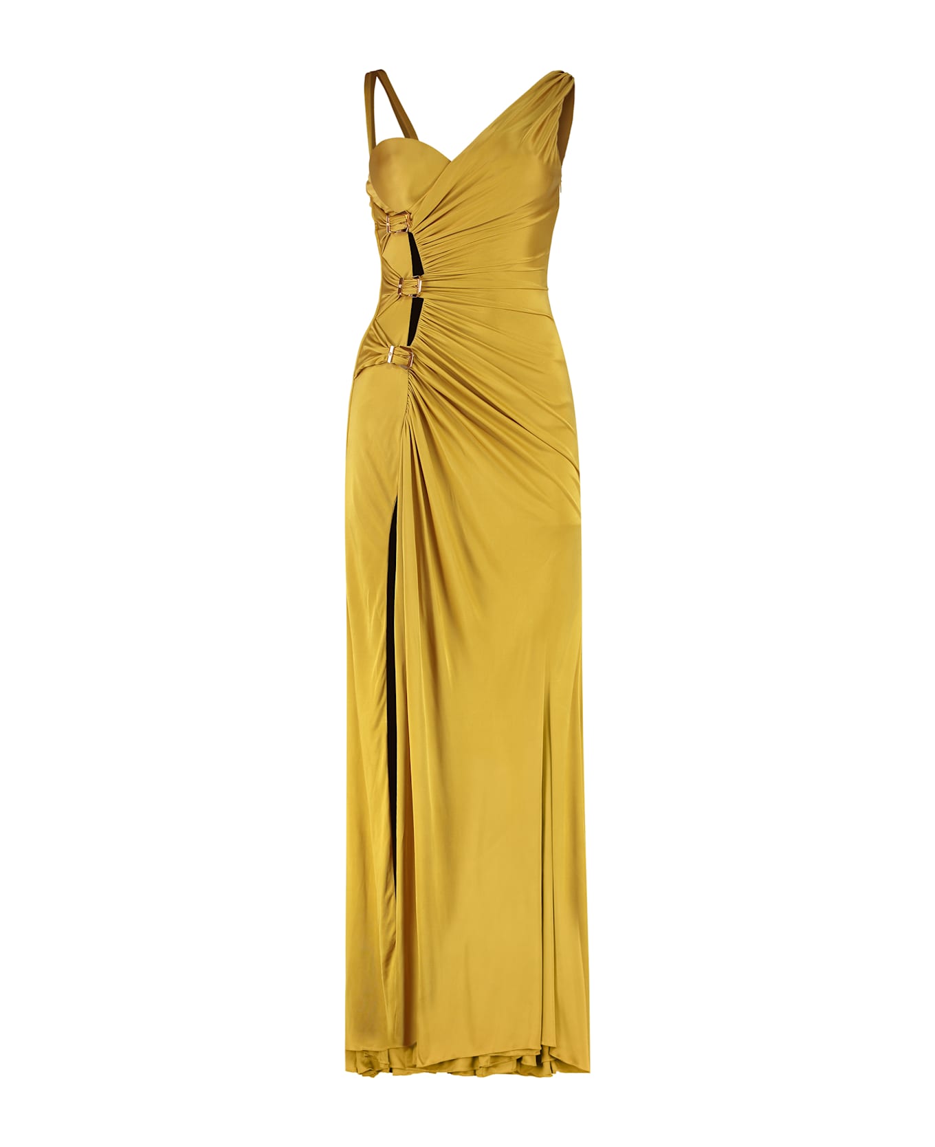Versace Viscose Dress - Ocher