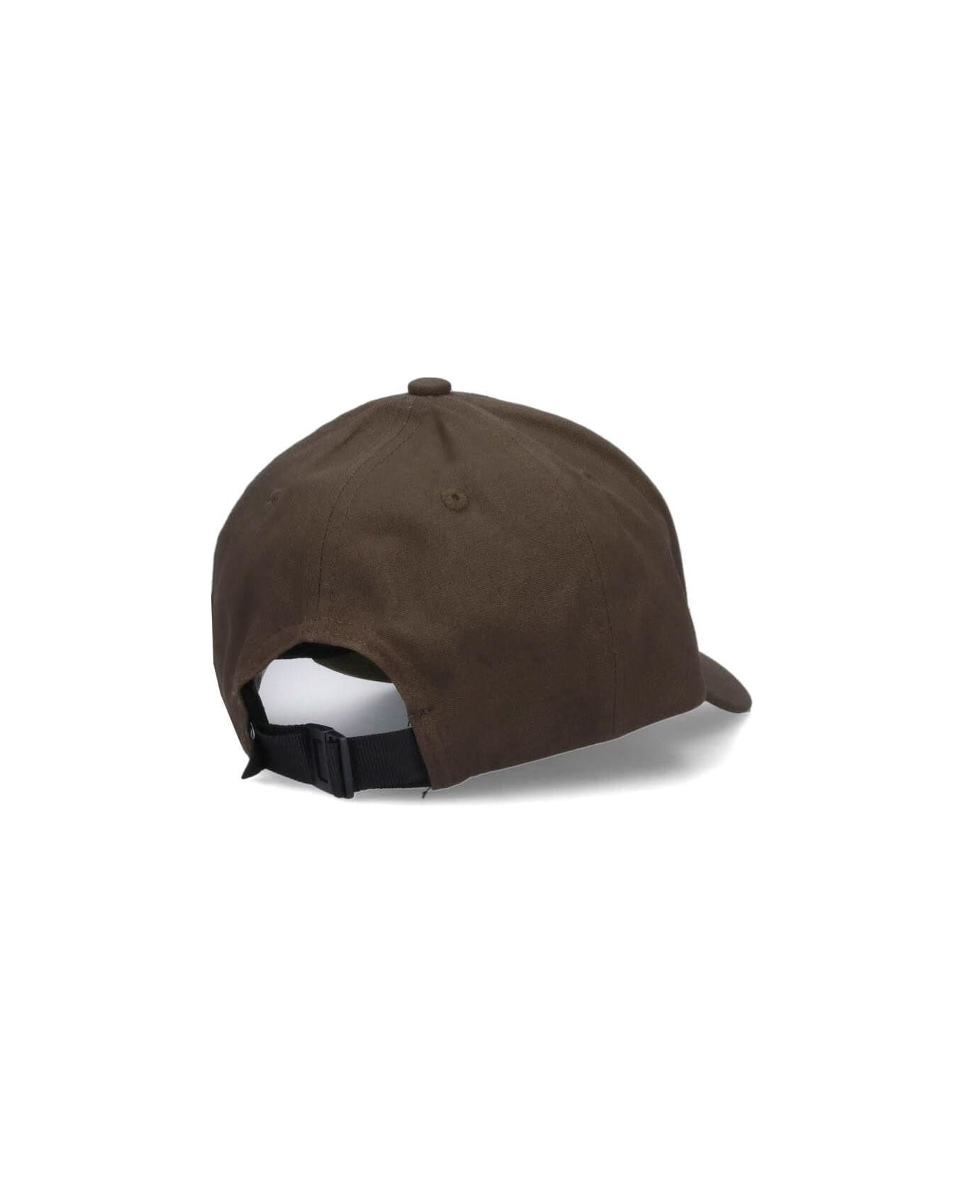 Stone Island Logo Baseball Cap - Militare